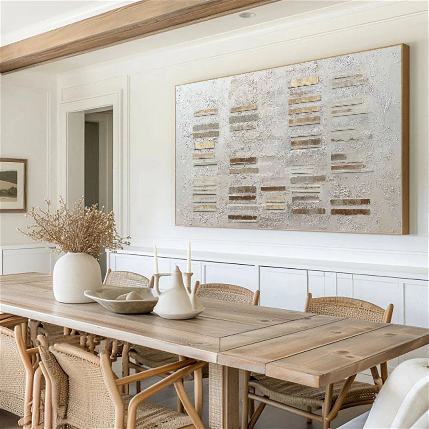 Wabi Sabi Textured Canvas Art #WS927