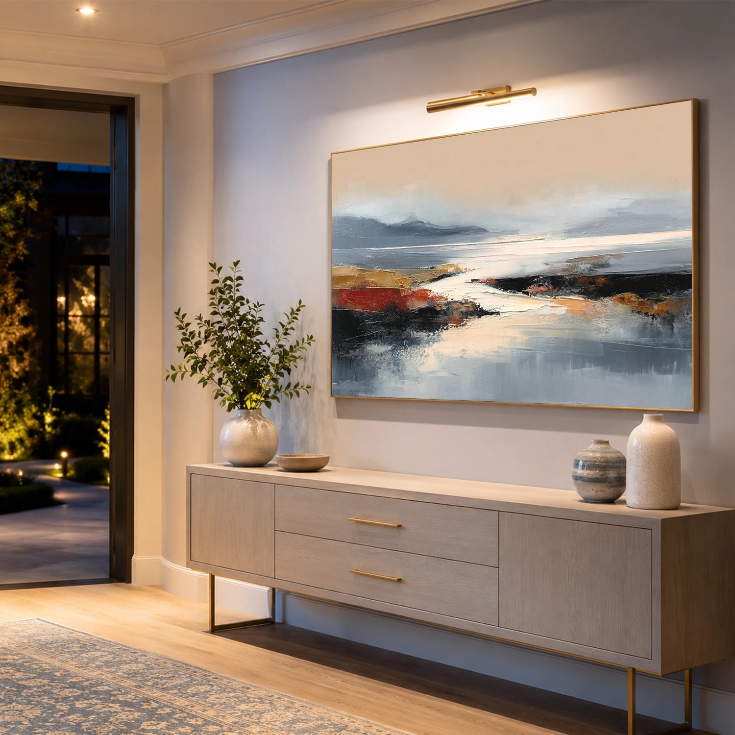 Sea & Sky Abstract Wall Art #MS344