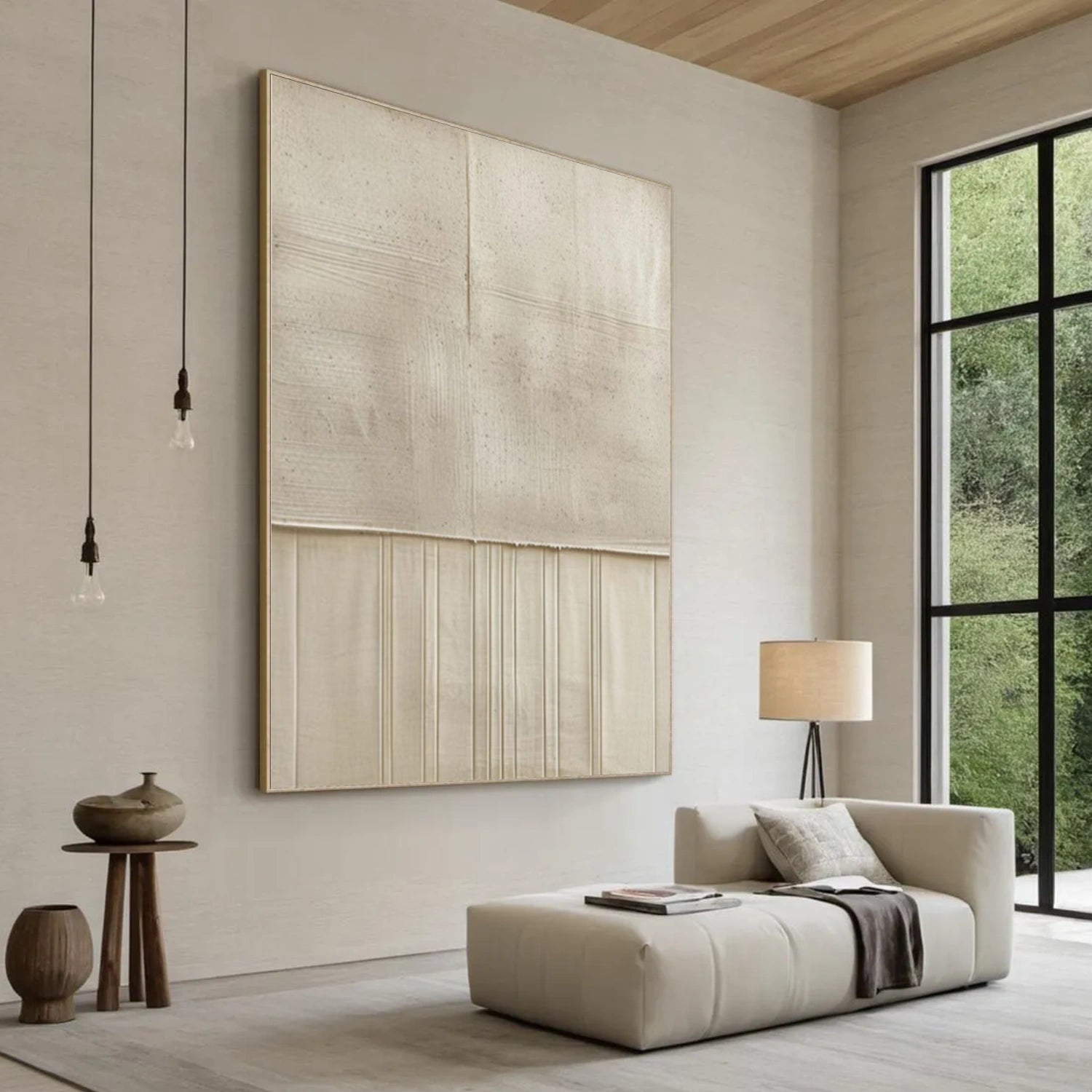 Minimalist Textured Canvas Art #MM357
