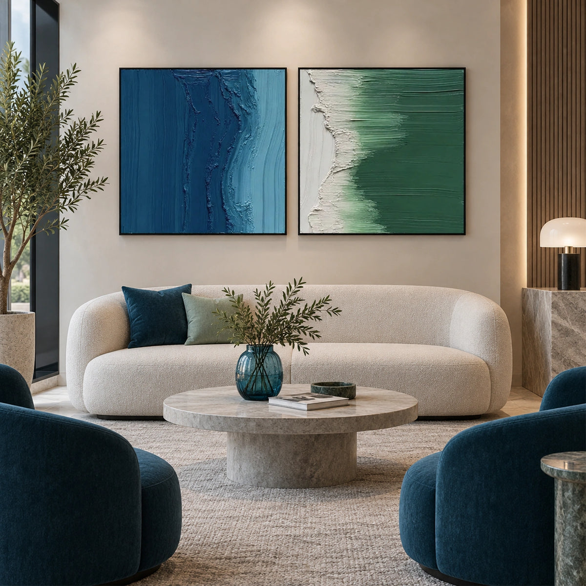 Minimalist Canvas Art Set of 2 #MM418