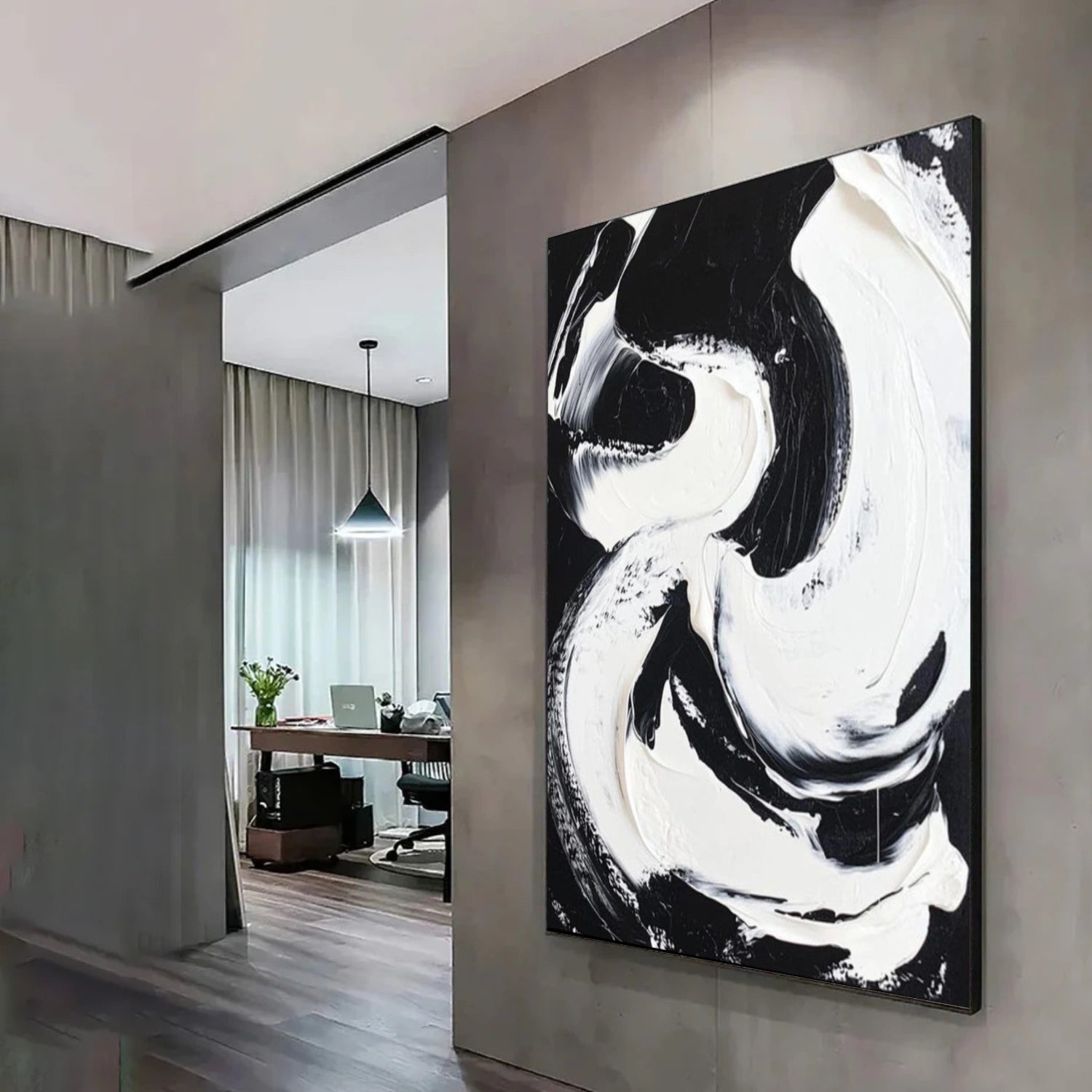 Minimalist Textured Canvas Art #MM358