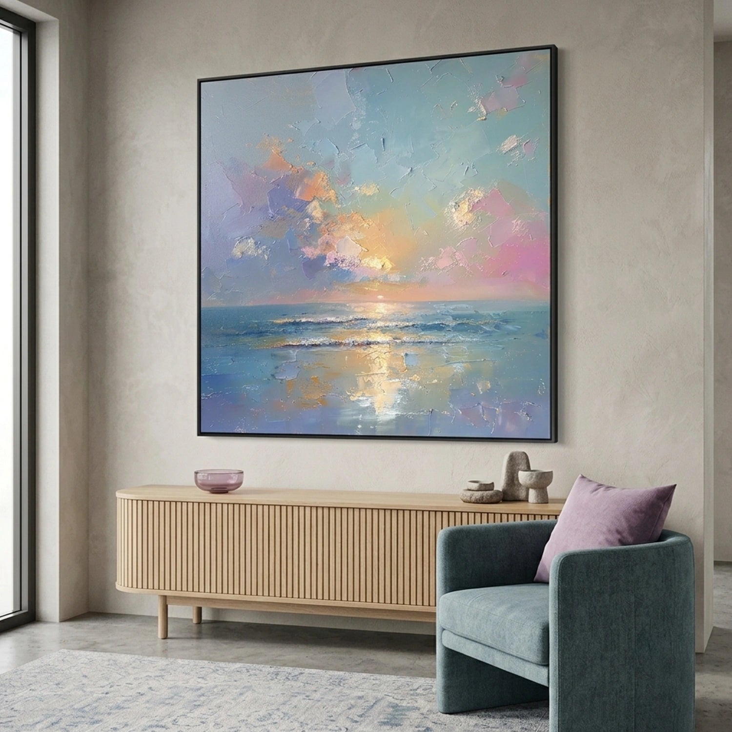 Sea & Sky Abstract Wall Art #MS320