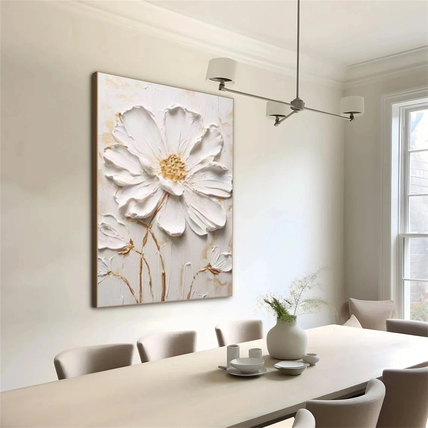 Flower & Tree Abstract Textured Wall Art #ML205