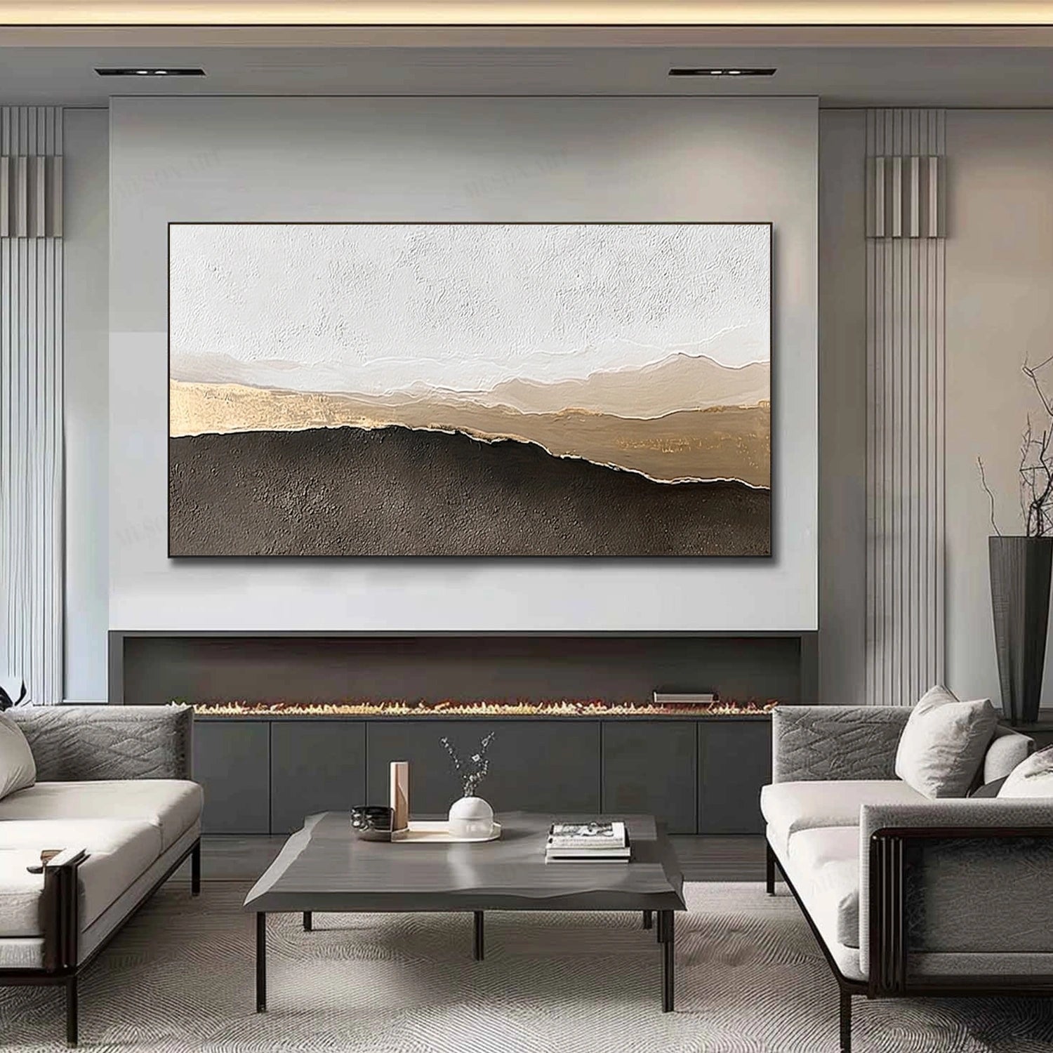 Minimalist Mountain Canvas Art #MM398