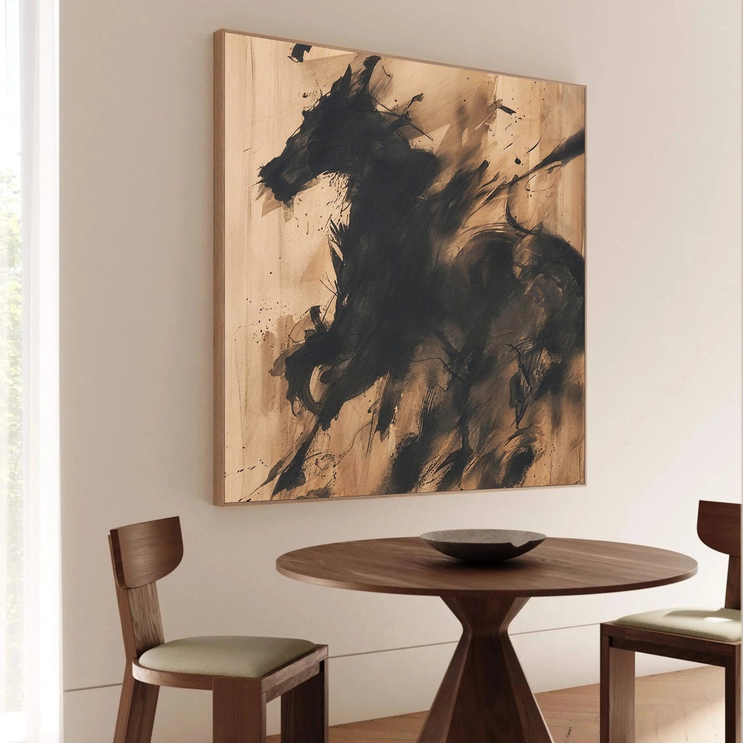 Abstract Animal Horse Wall Art #AL175