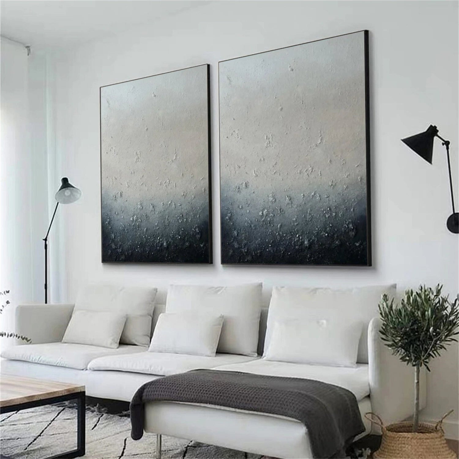 Abstract Canvas Art Set of 2 #WS852