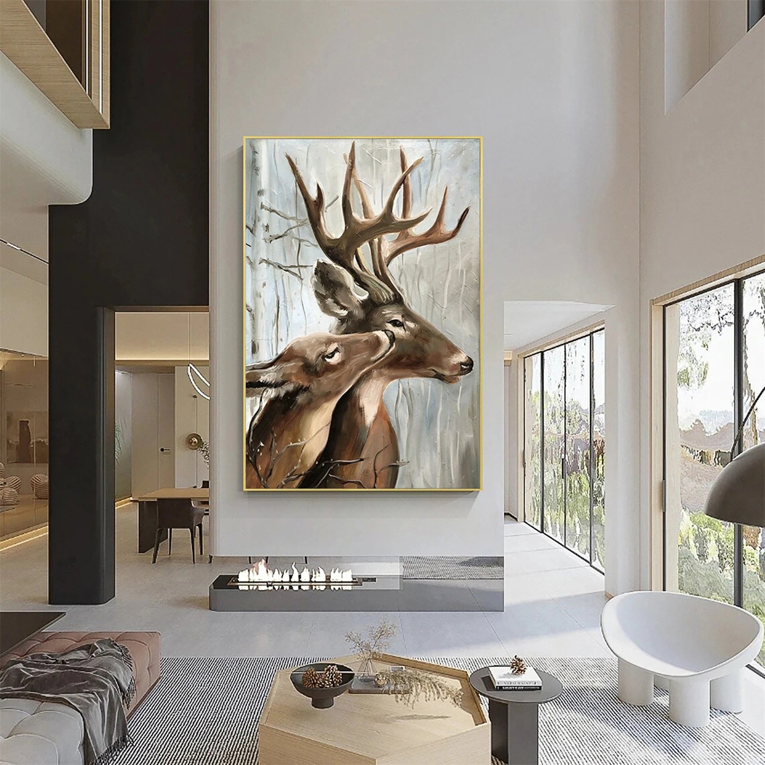 Abstract Animal Wall Art #AL138