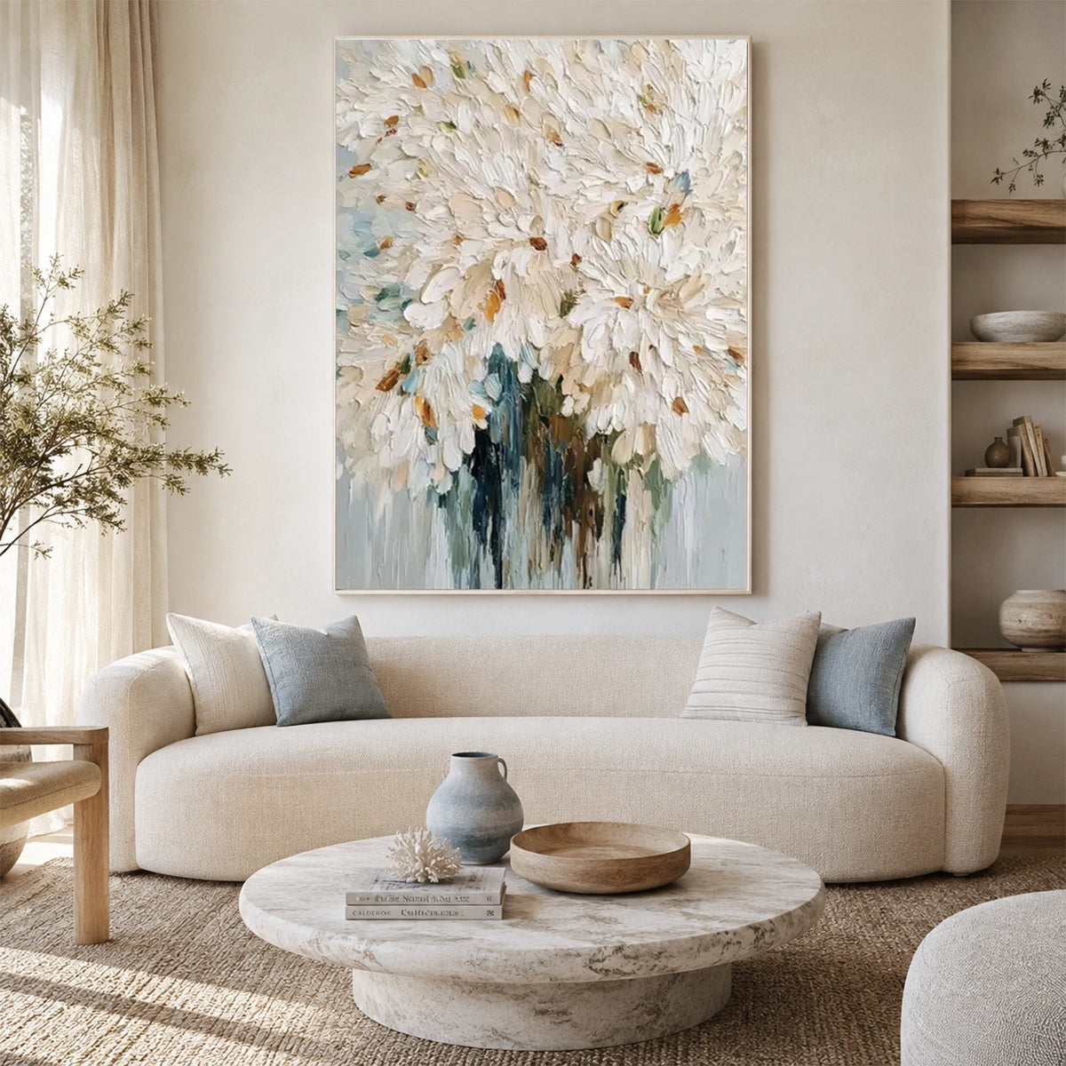 Flower & Tree Abstract Wall Art #ML292