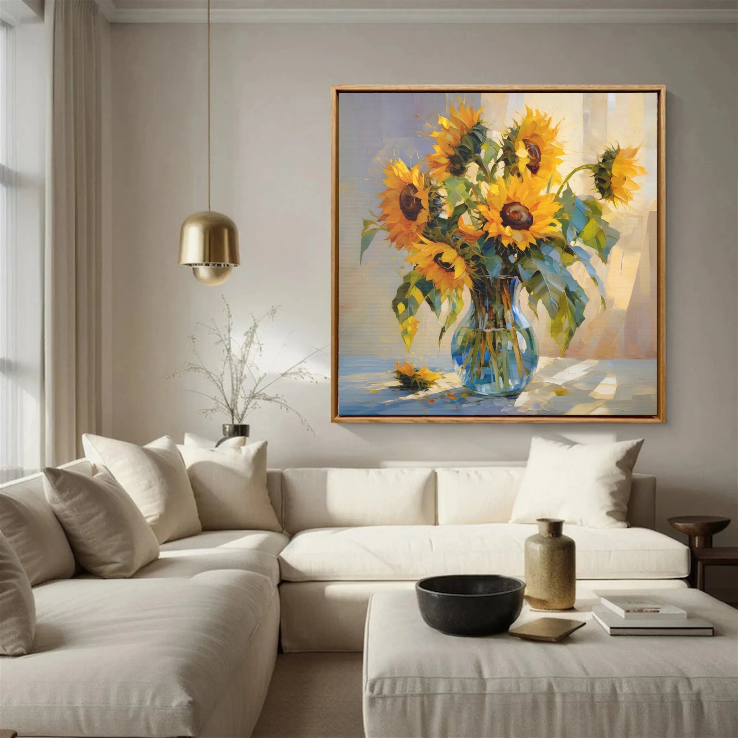 Colorful Flower & Tree Abstract Wall Art #ML036