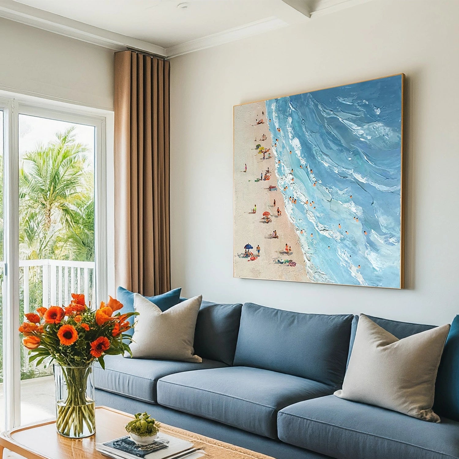 Swimming Sport Textured Wall Art #SA030