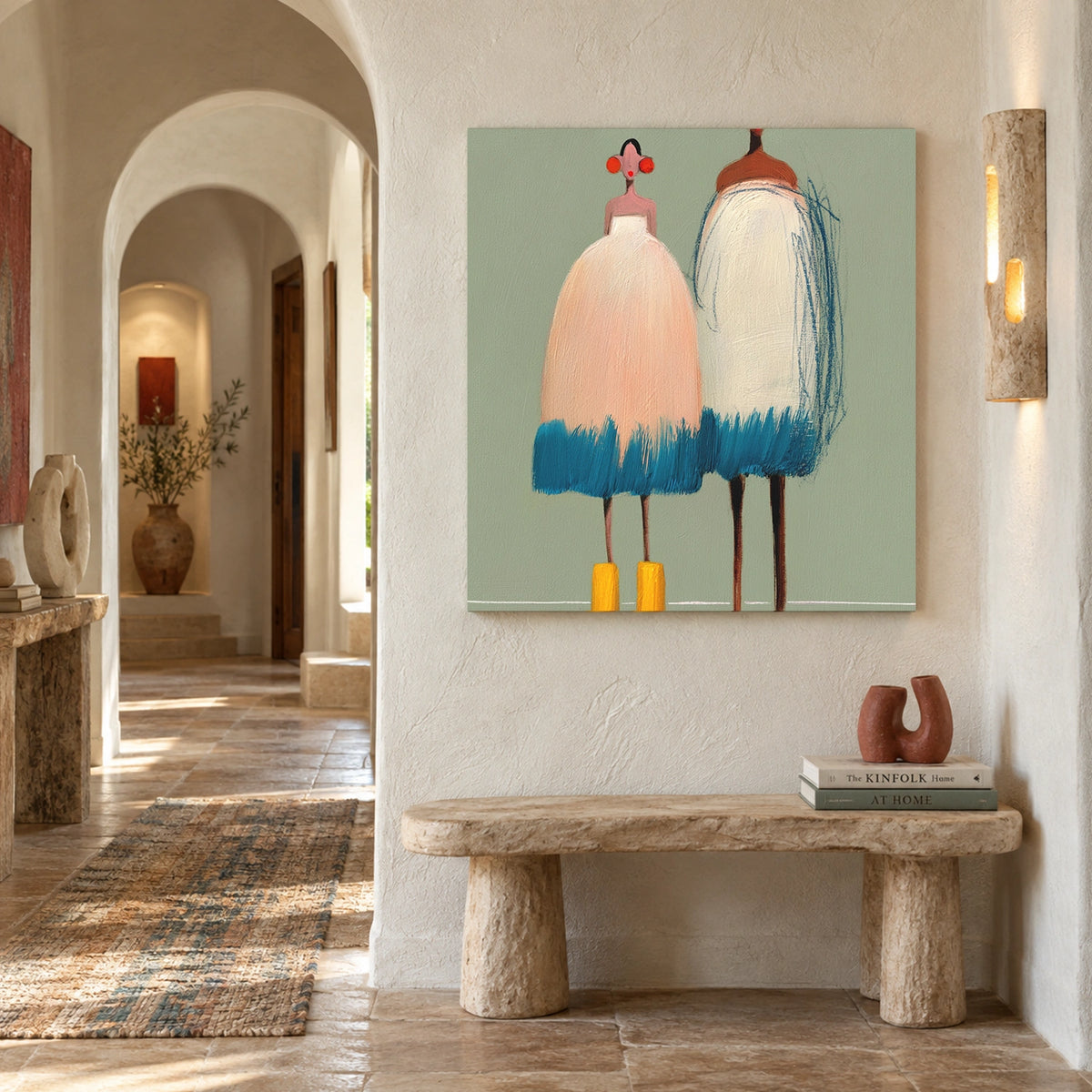 Abstract Portrait Wall Art #AP151