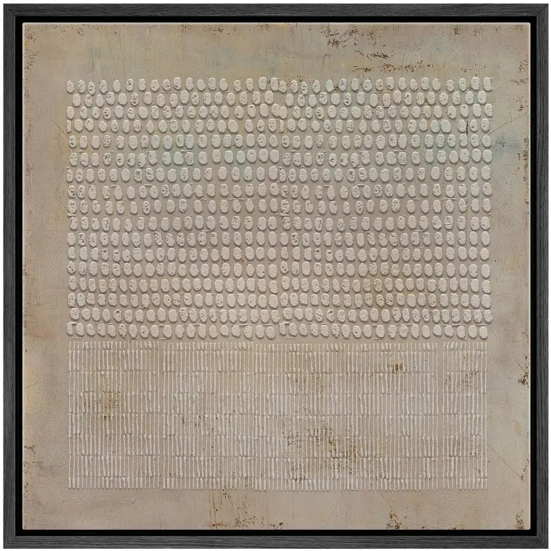Textured Wabi-Sabi Abstract Brown Wall Art Installation, Brown Abstract Canvas Wall Decoration