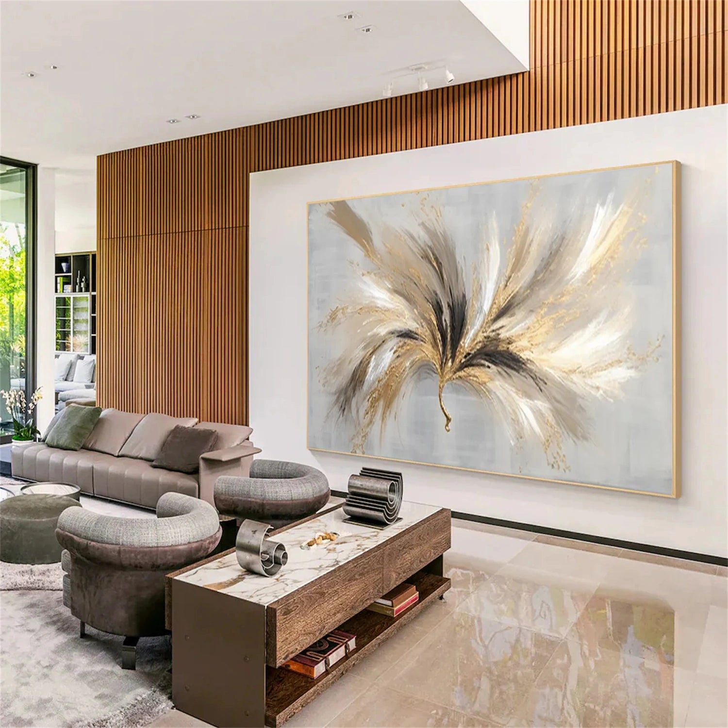 Abstract Canvas Art #WS655