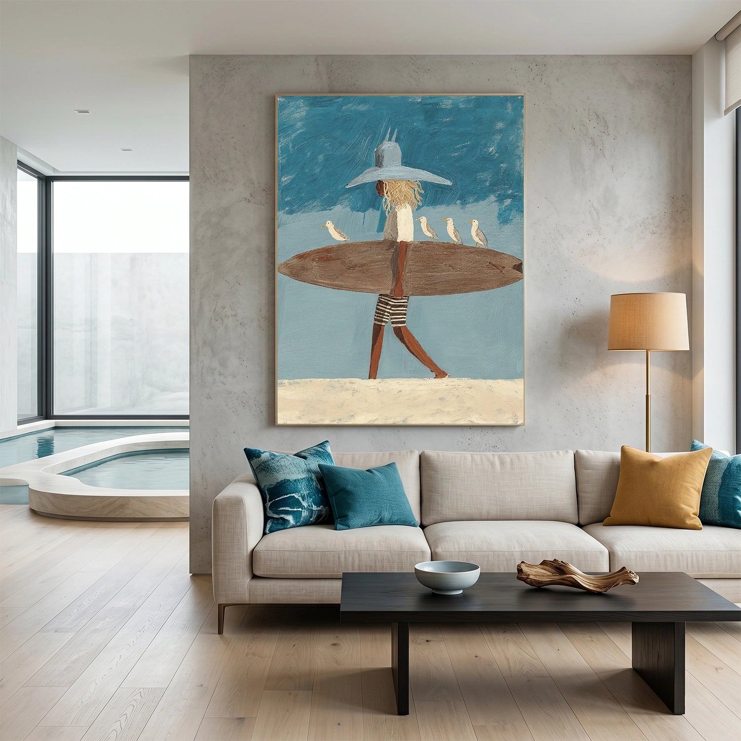 Surfing Sport Wall Art #SA101