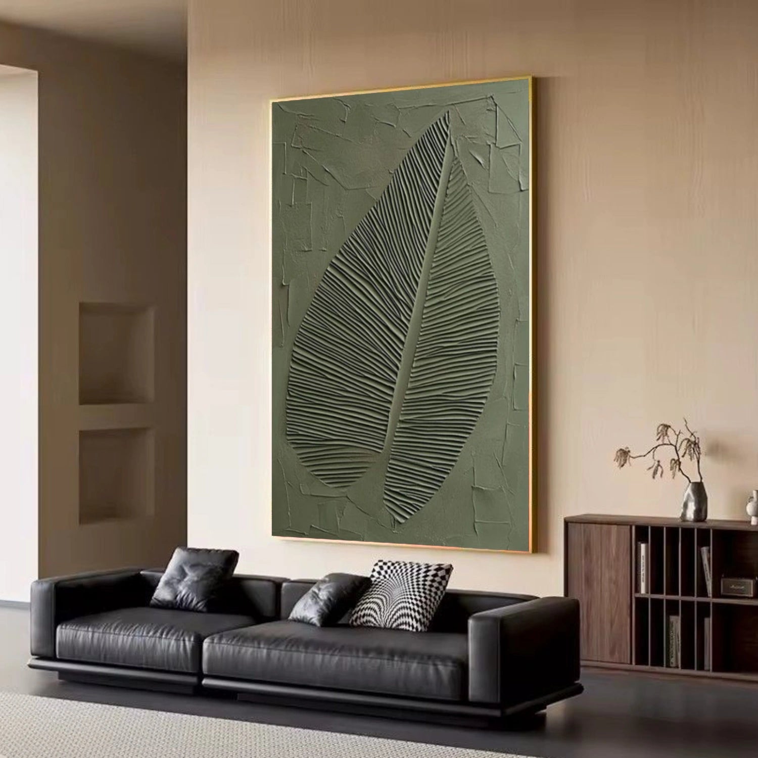 Minimalist Textured Canvas Art #MM380