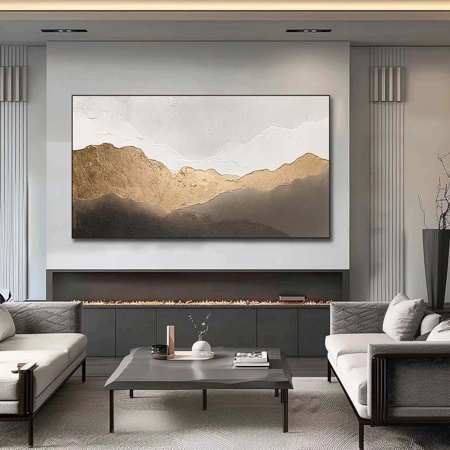 Minimalist Mountain Canvas Art #MM399