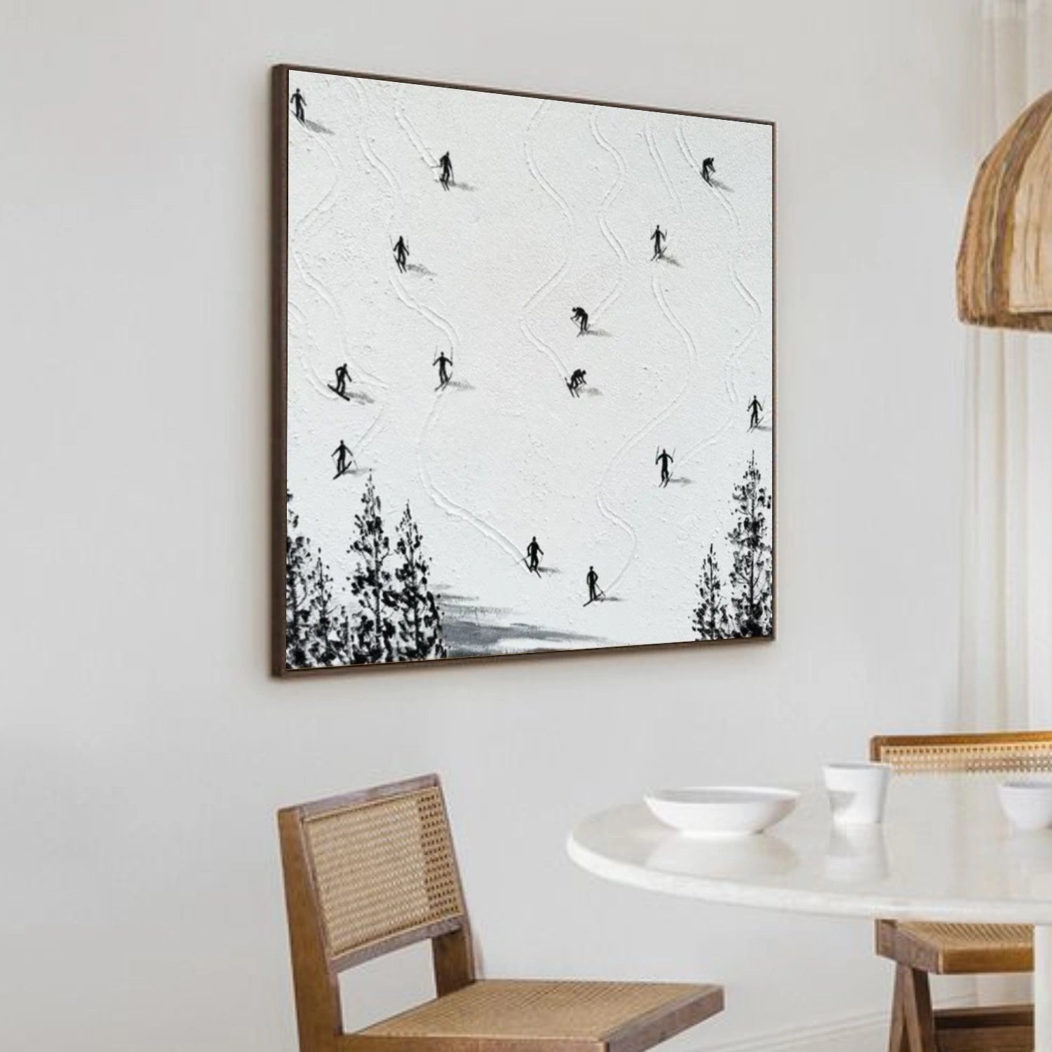 Skiing Sport Wall Art #SA060