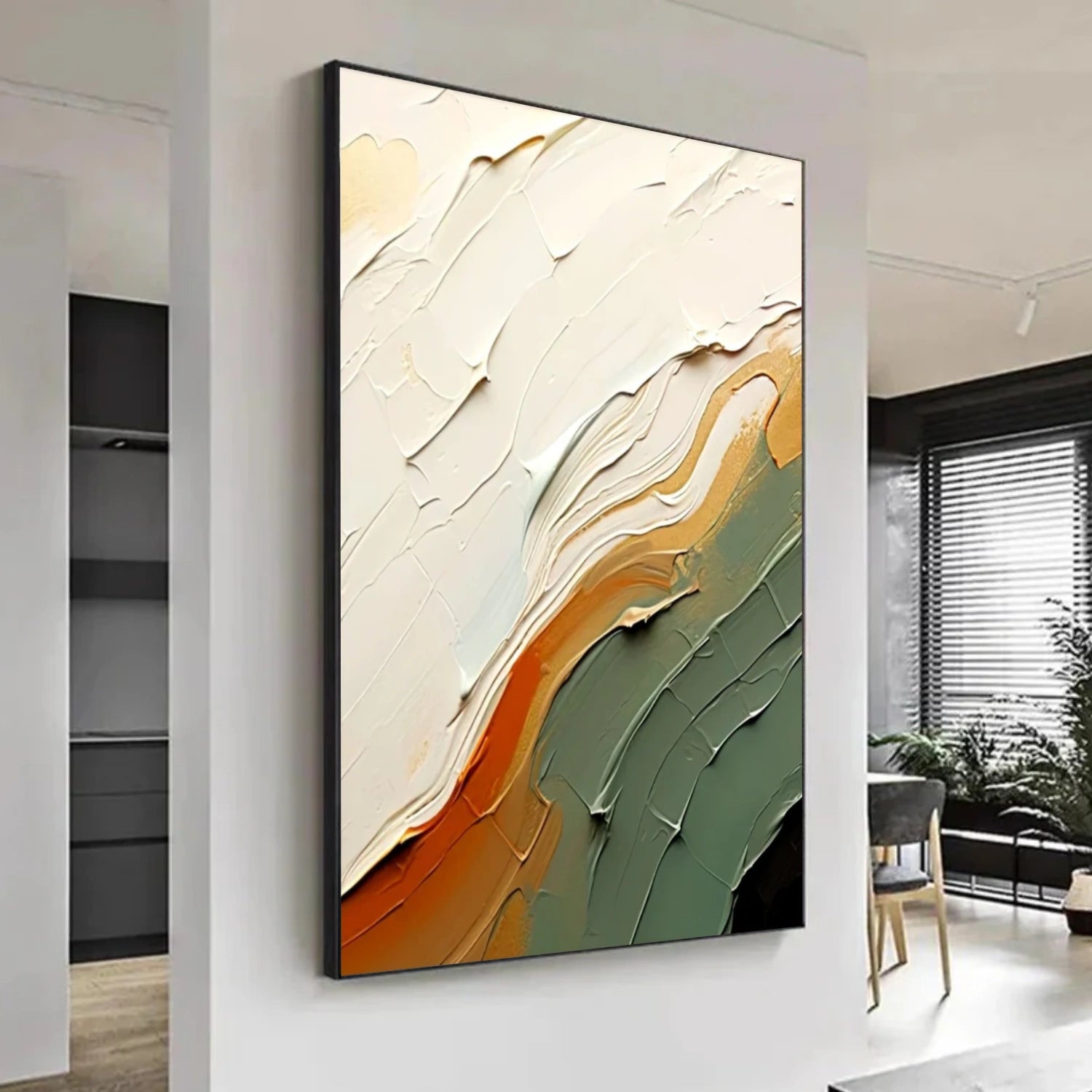 Abstract Textured Canvas Art #WS833