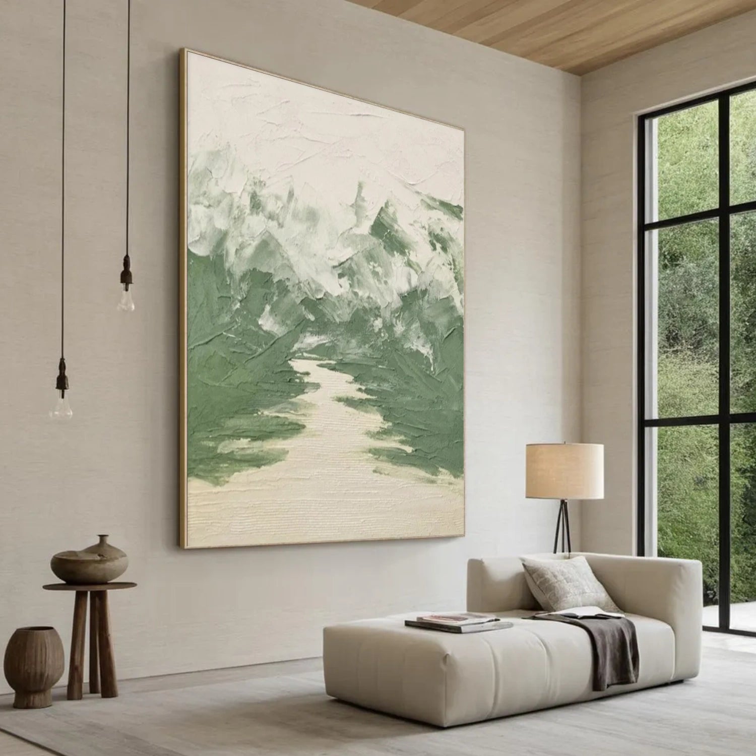 Minimalist Mountain Canvas Art #MM293