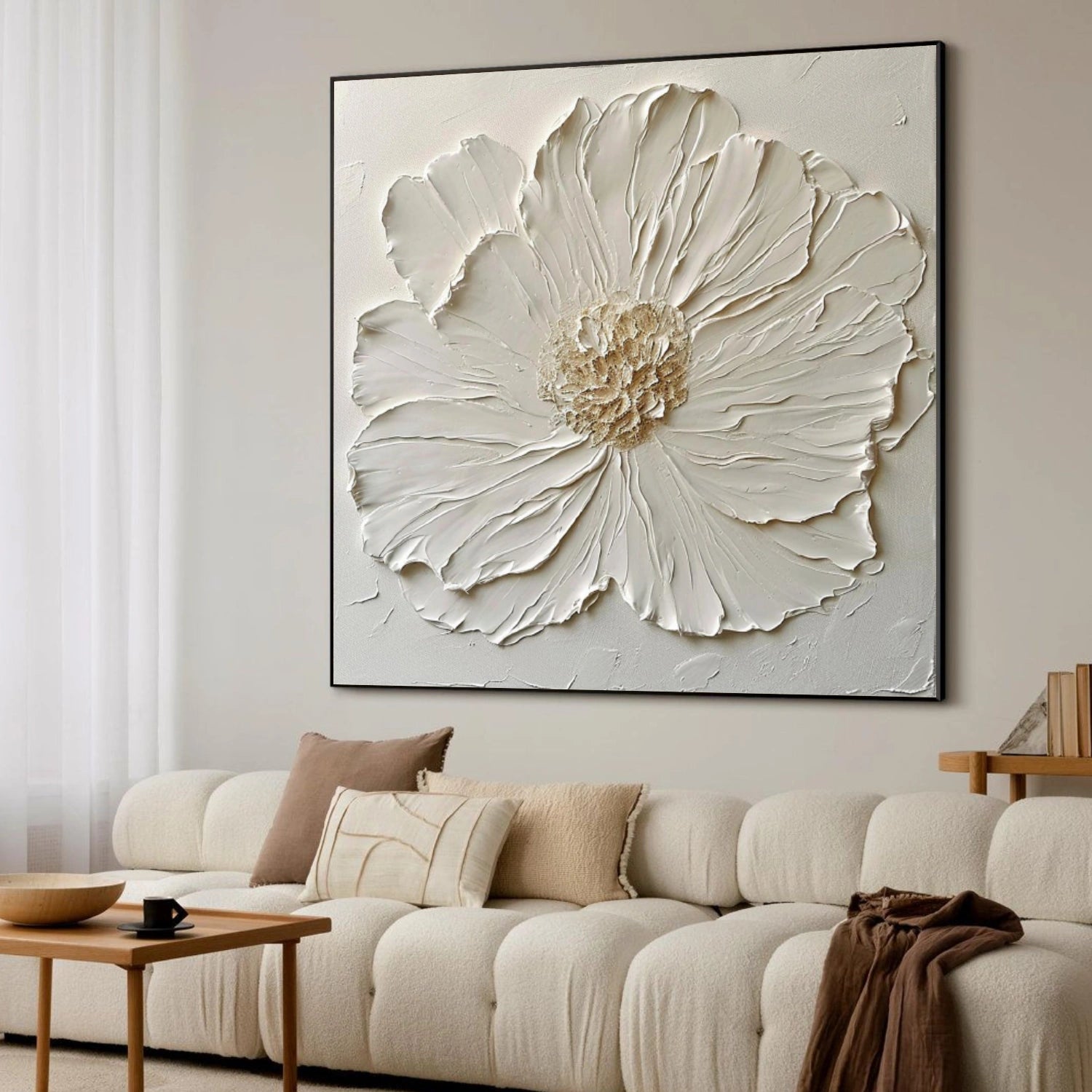 Flower & Tree Abstract Textured Wall Art #ML208