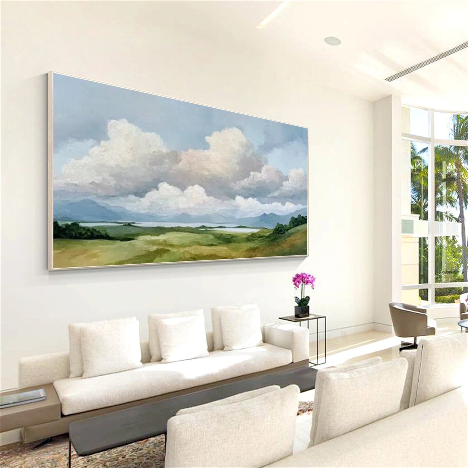 Sea & Sky Abstract Wall Art #MS196