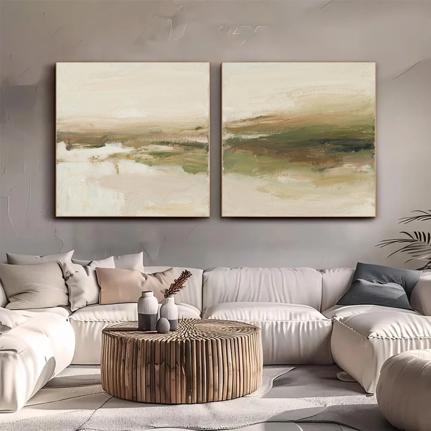Wabi Sabi Canvas Art Set of 2 #WS756