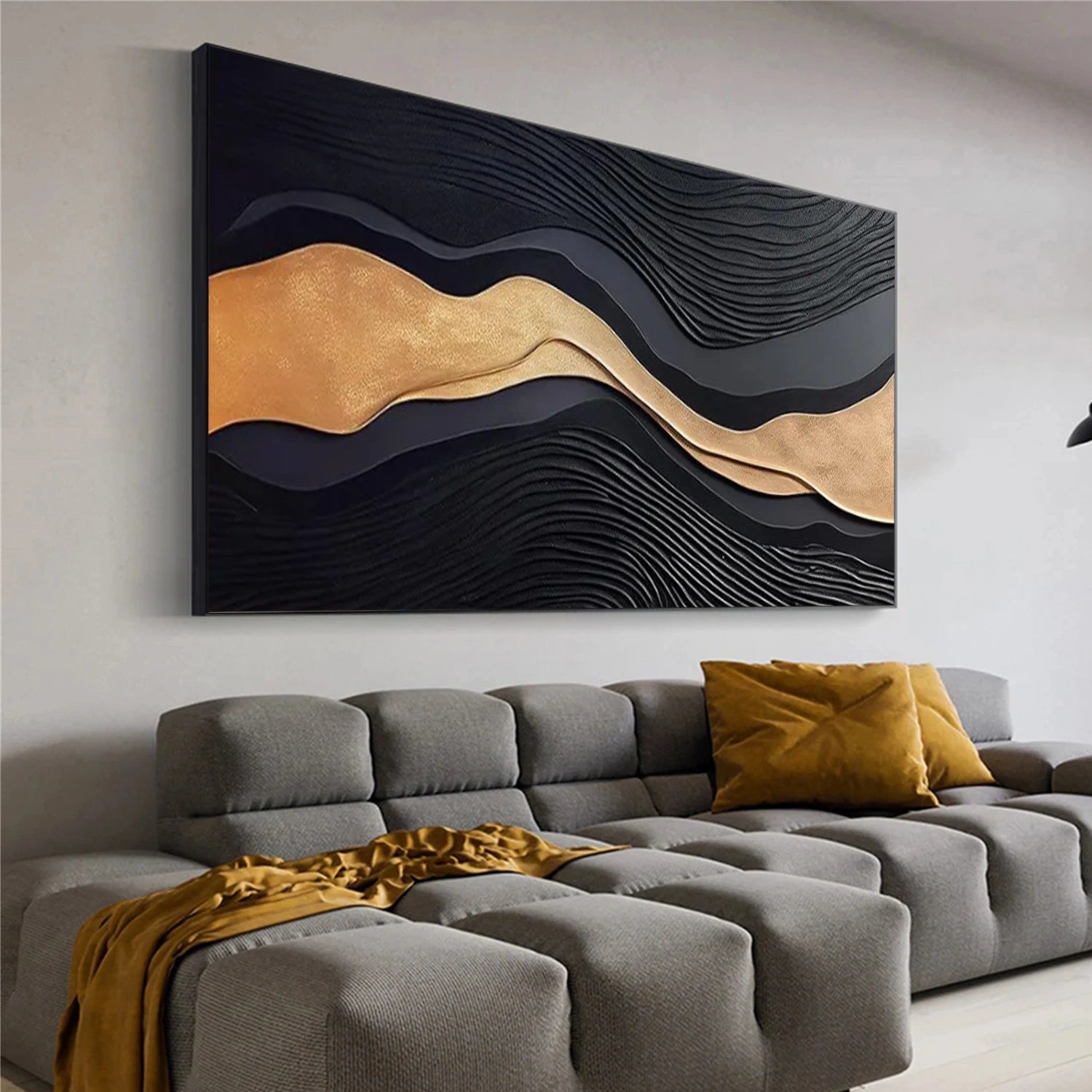 Minimalist Textured Canvas Art #MM367