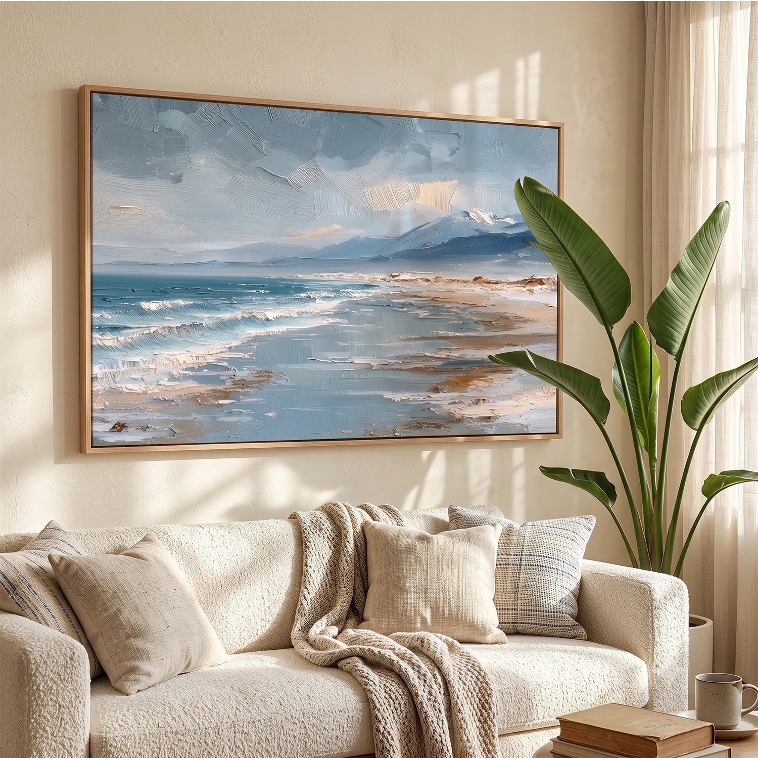 Sea & Sky Abstract Wall Art #MS317