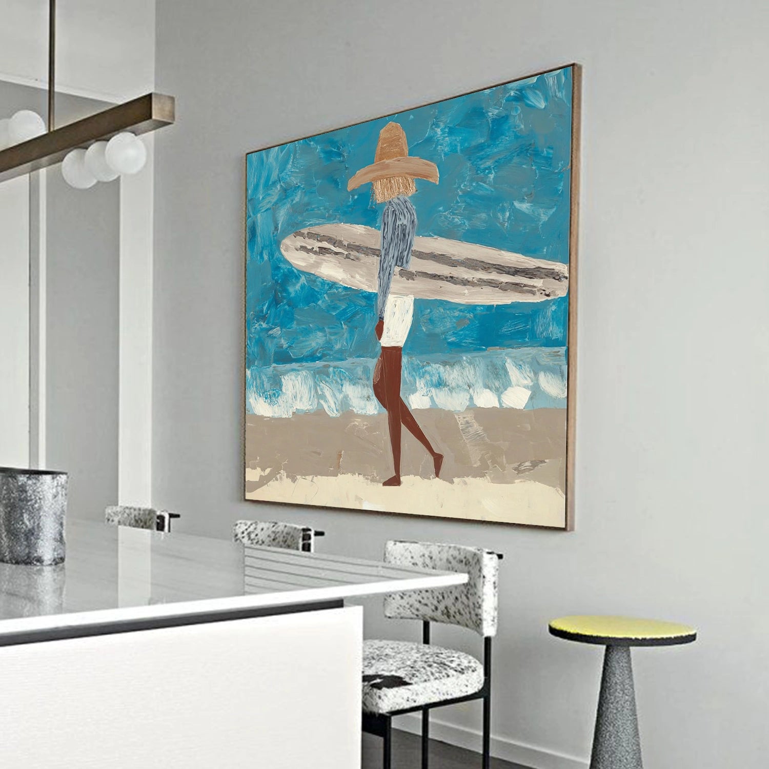 Abstract Portrait Wall Art #AP099