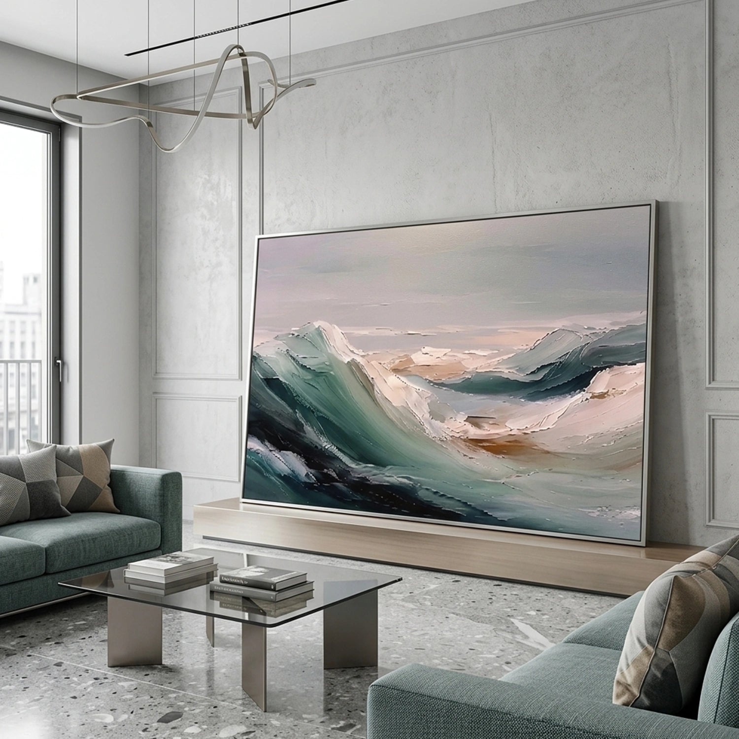 Sea & Sky Abstract Wall Art #MS316