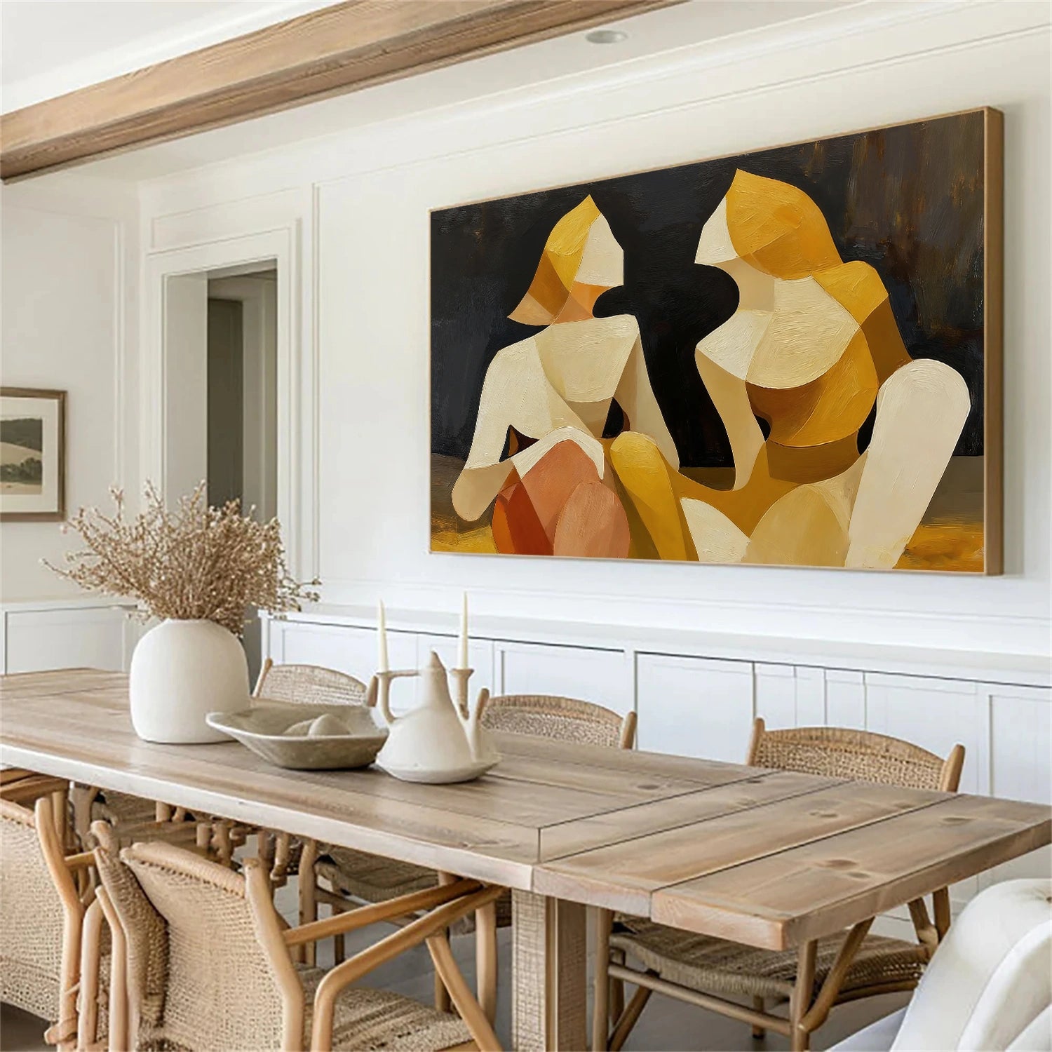 Abstract Portrait Wall Art #AP077