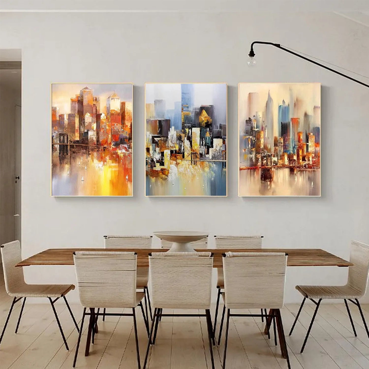 Abstract Canvas Art Set of 3 #WS679