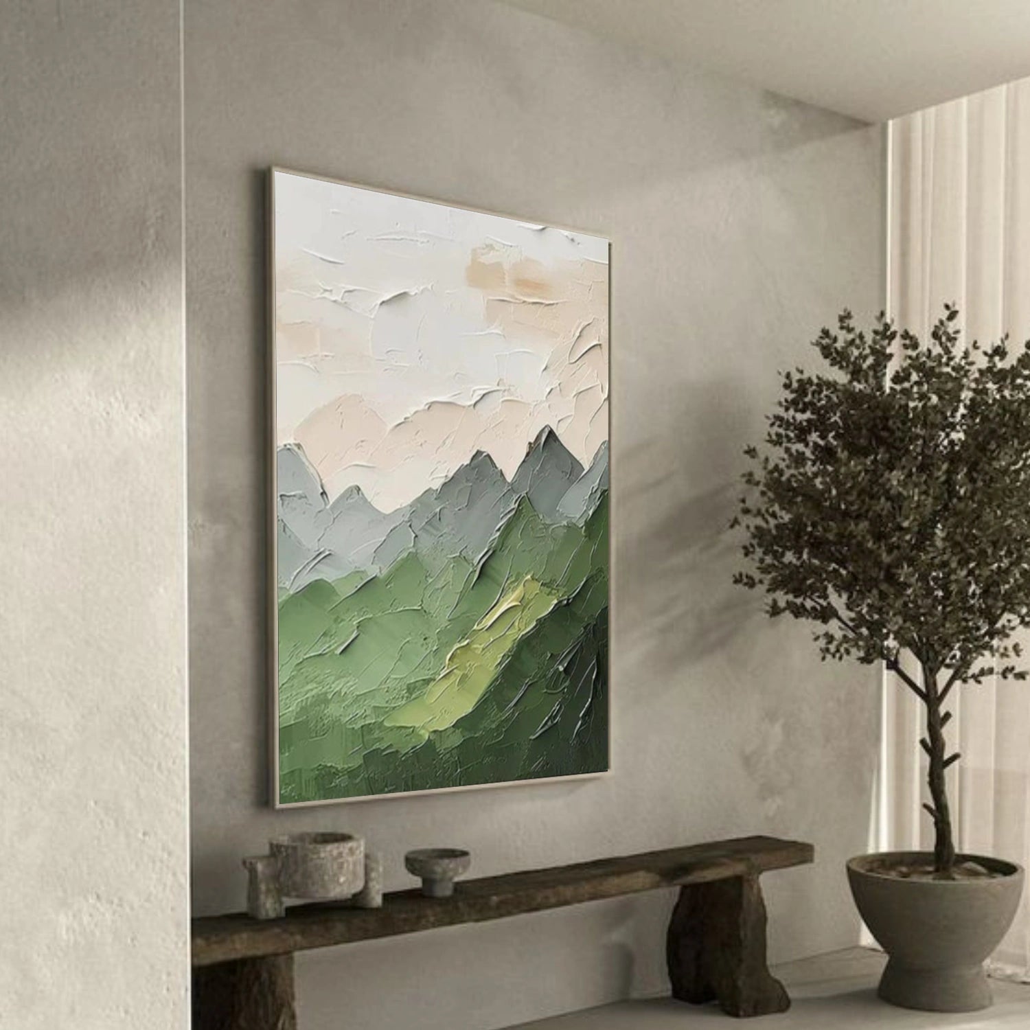 Minimalist Mountain Canvas Art #MM341