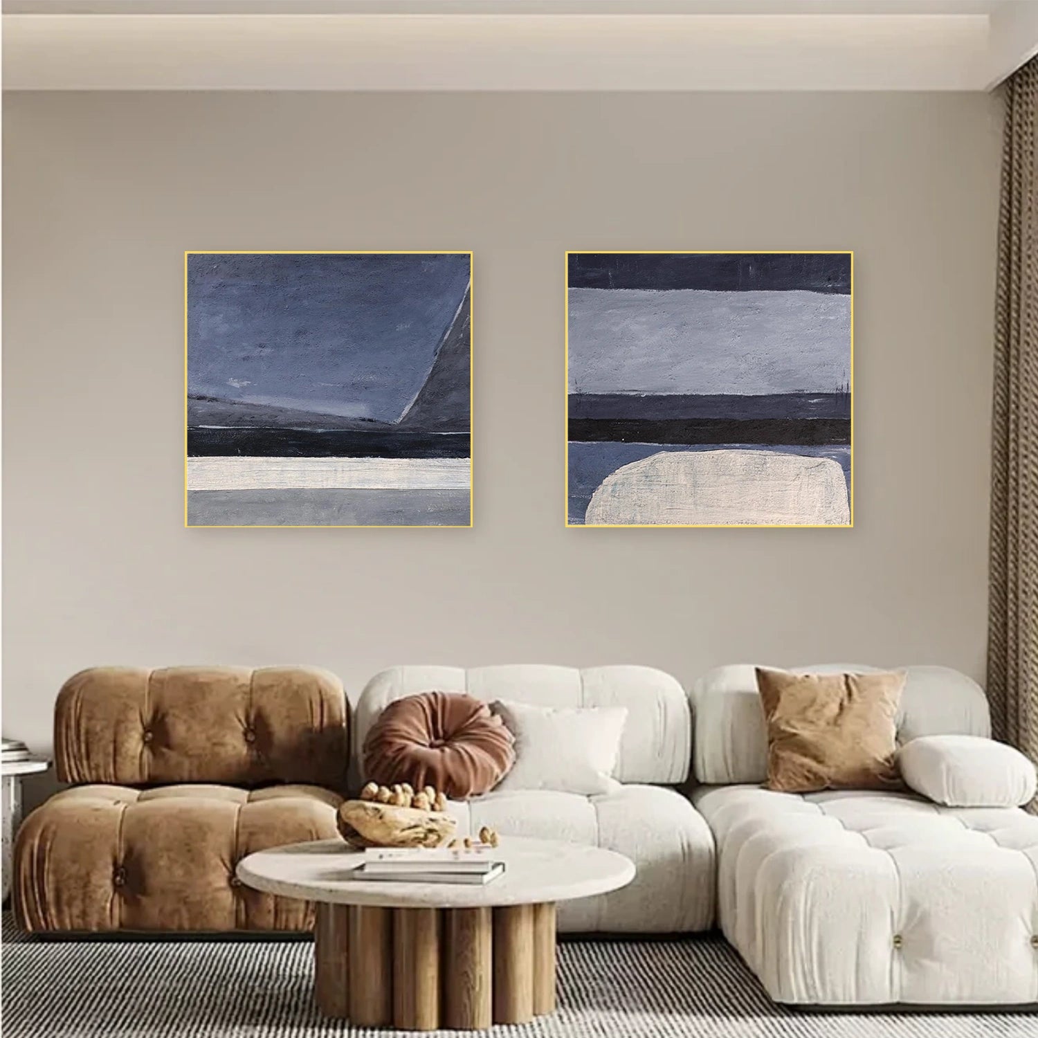 Abstract Canvas Art Set of 2 #WS634