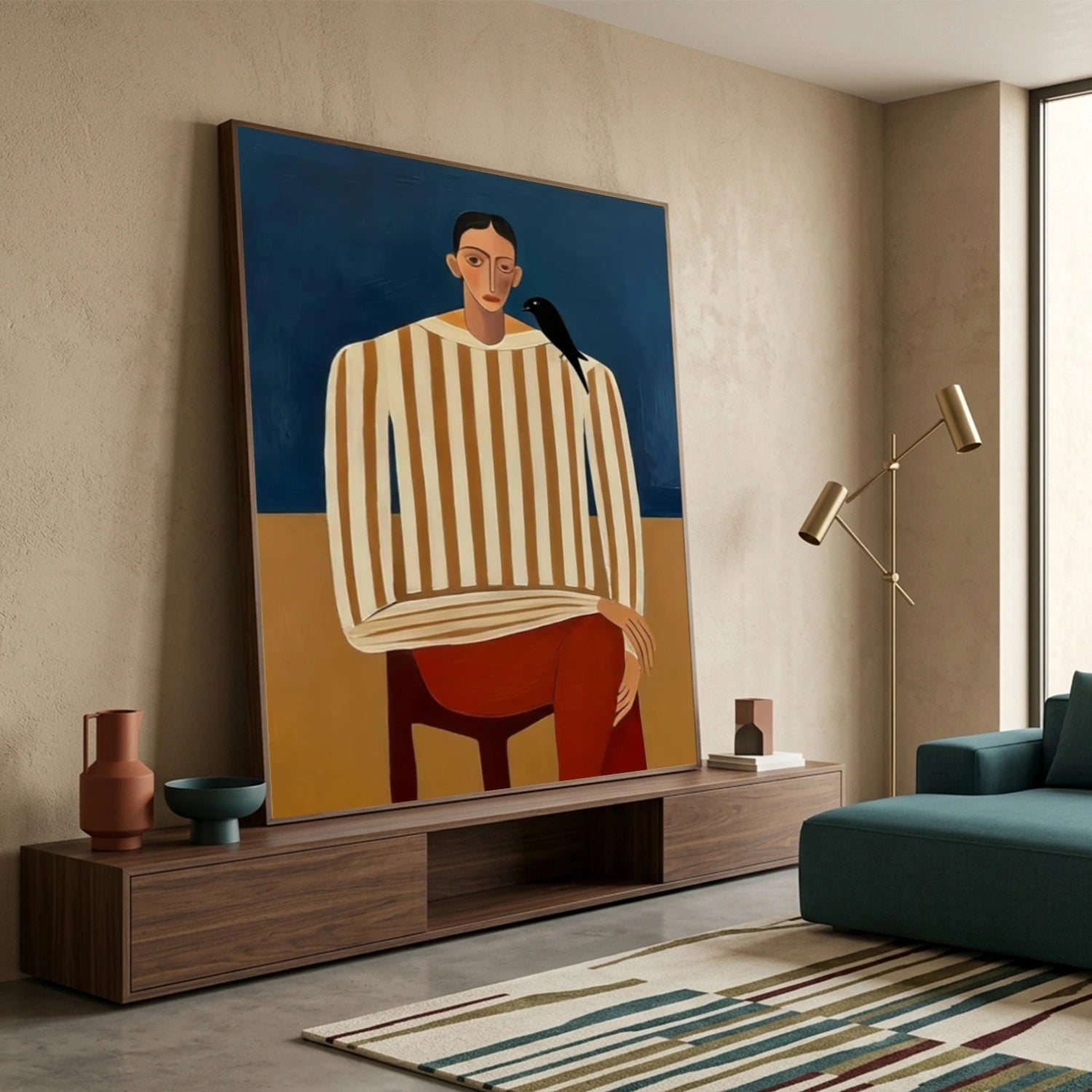 Abstract Portrait Wall Art #AP134