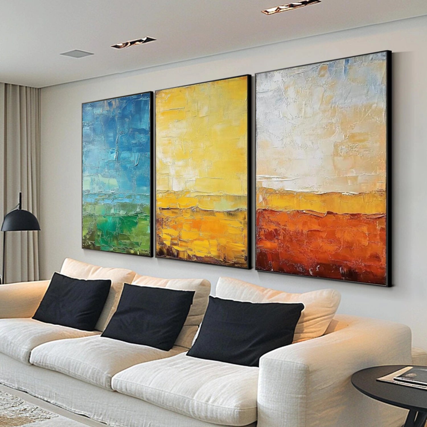 Abstract Canvas Art Set of 3 #WS883
