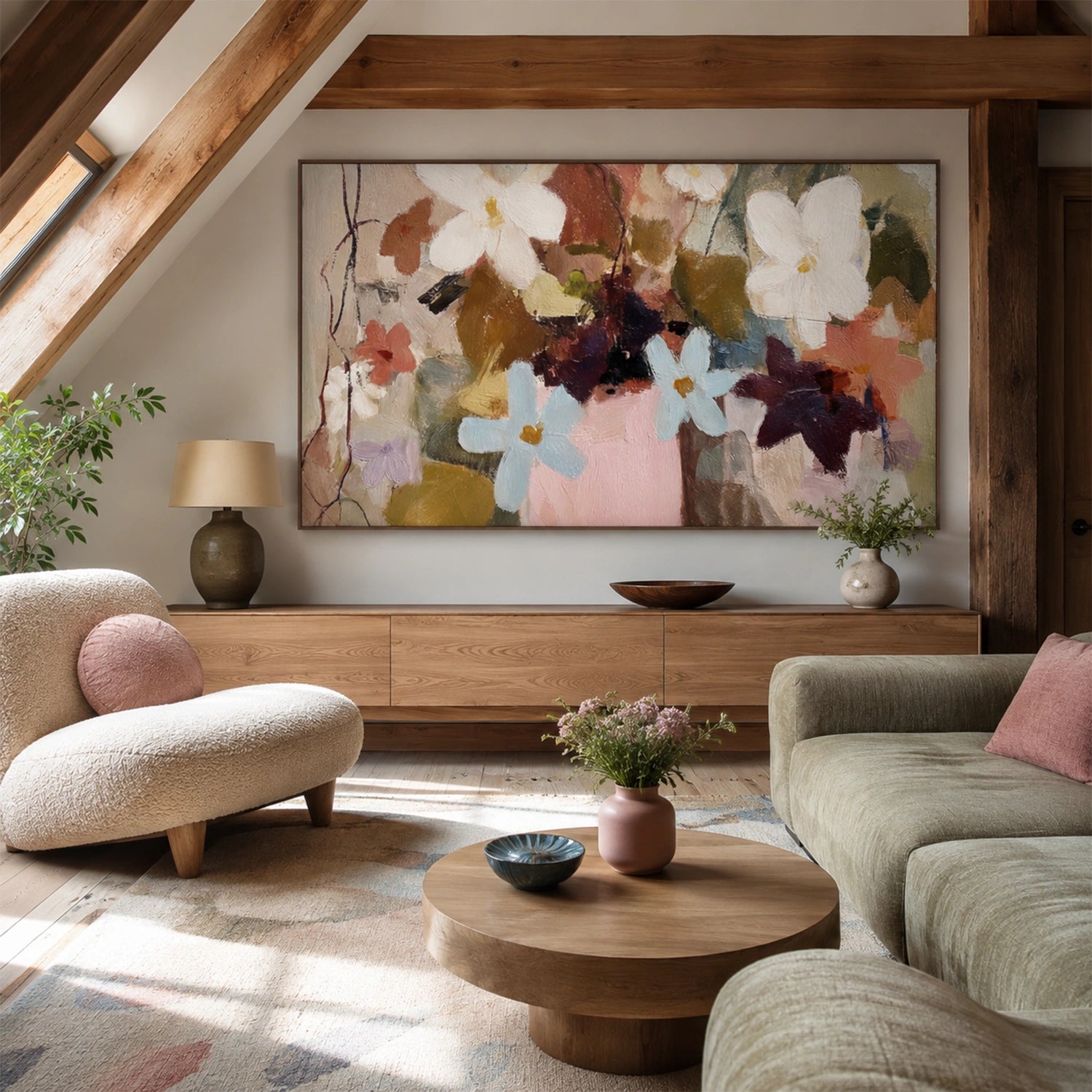 Flower & Tree Abstract Wall Art #ML271