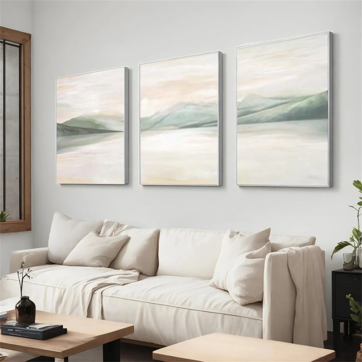 Minimalist Mountain Canvas Art Set of 3 #MM311
