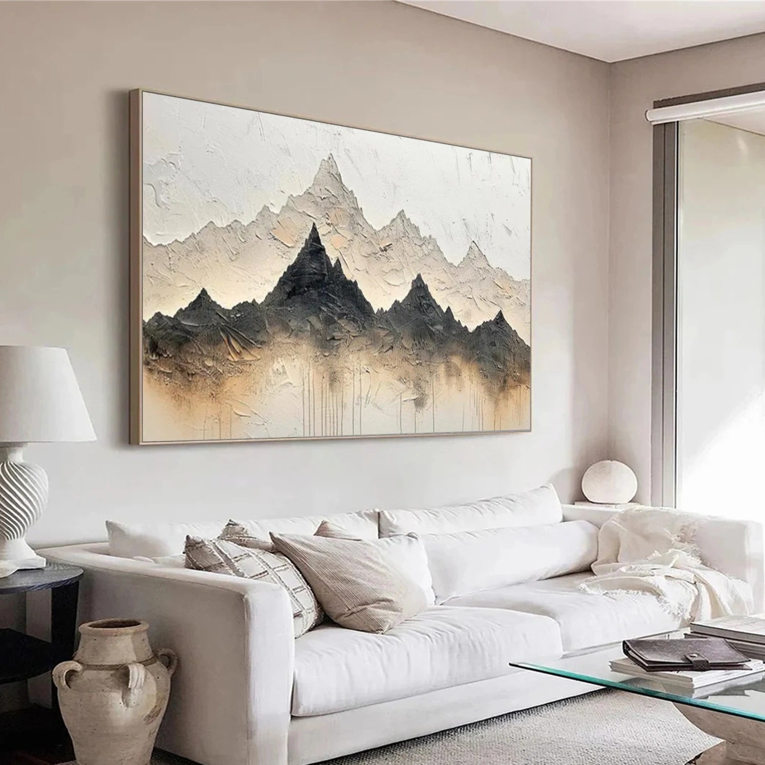 Minimalist Mountain Canvas Art #MM363