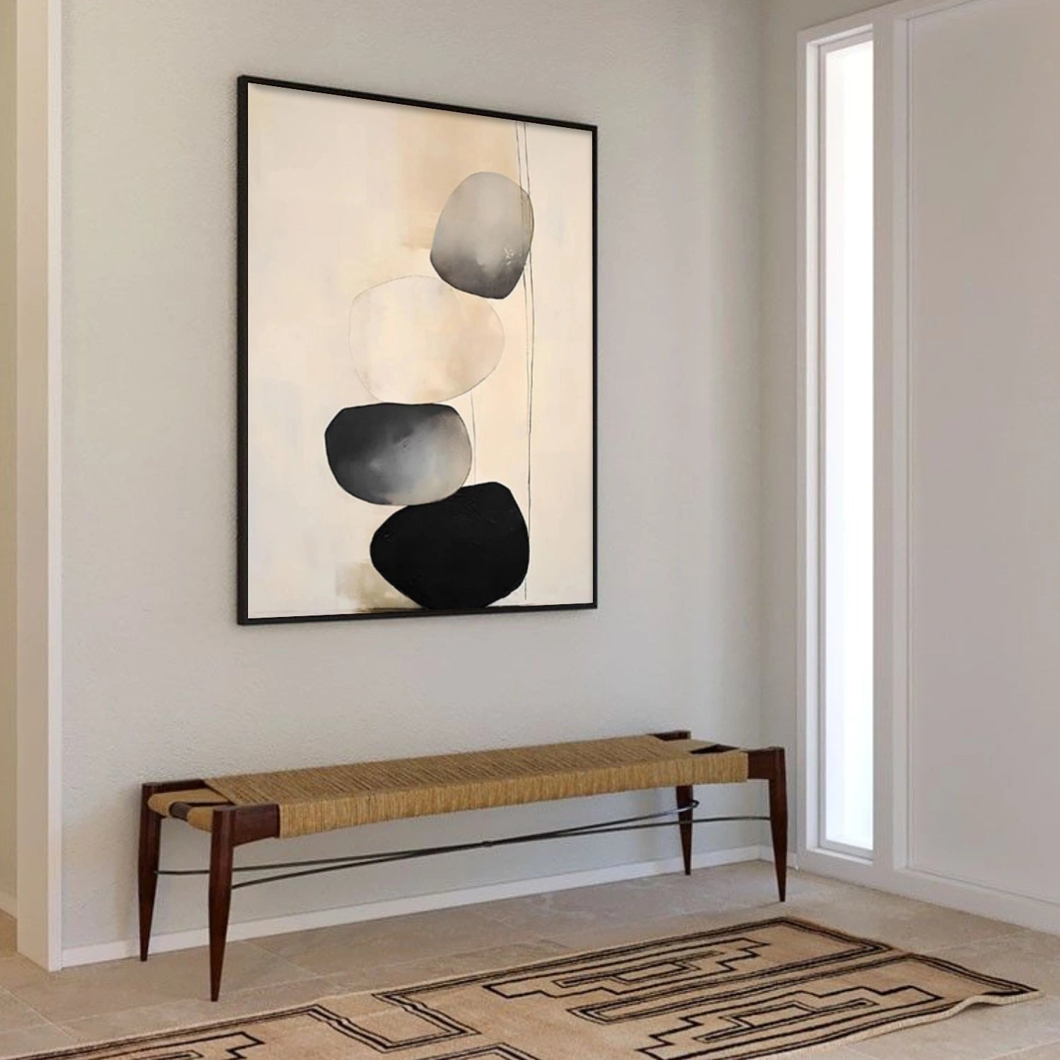 Wabi Sabi Textured Canvas Art #WS972