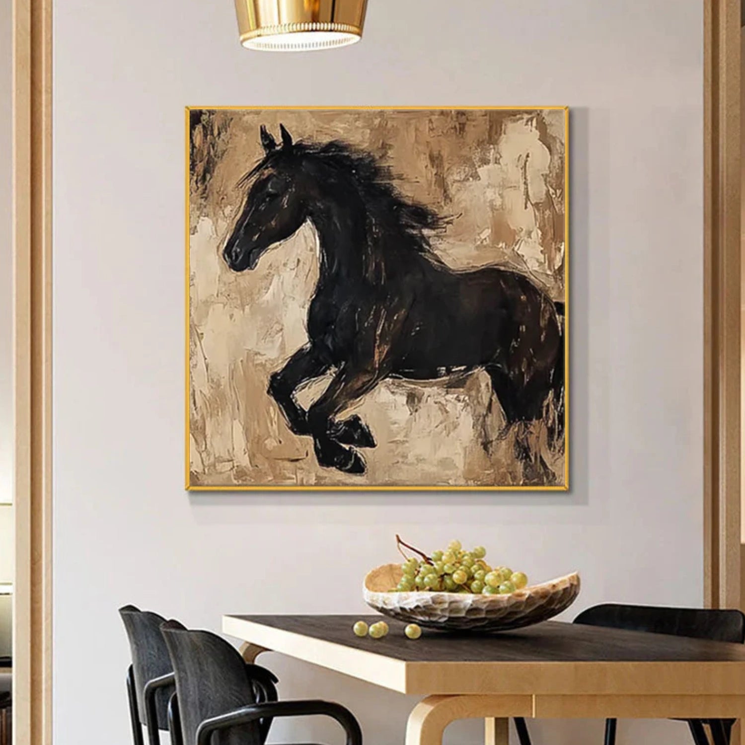 Abstract Horse Wall Art #AL156