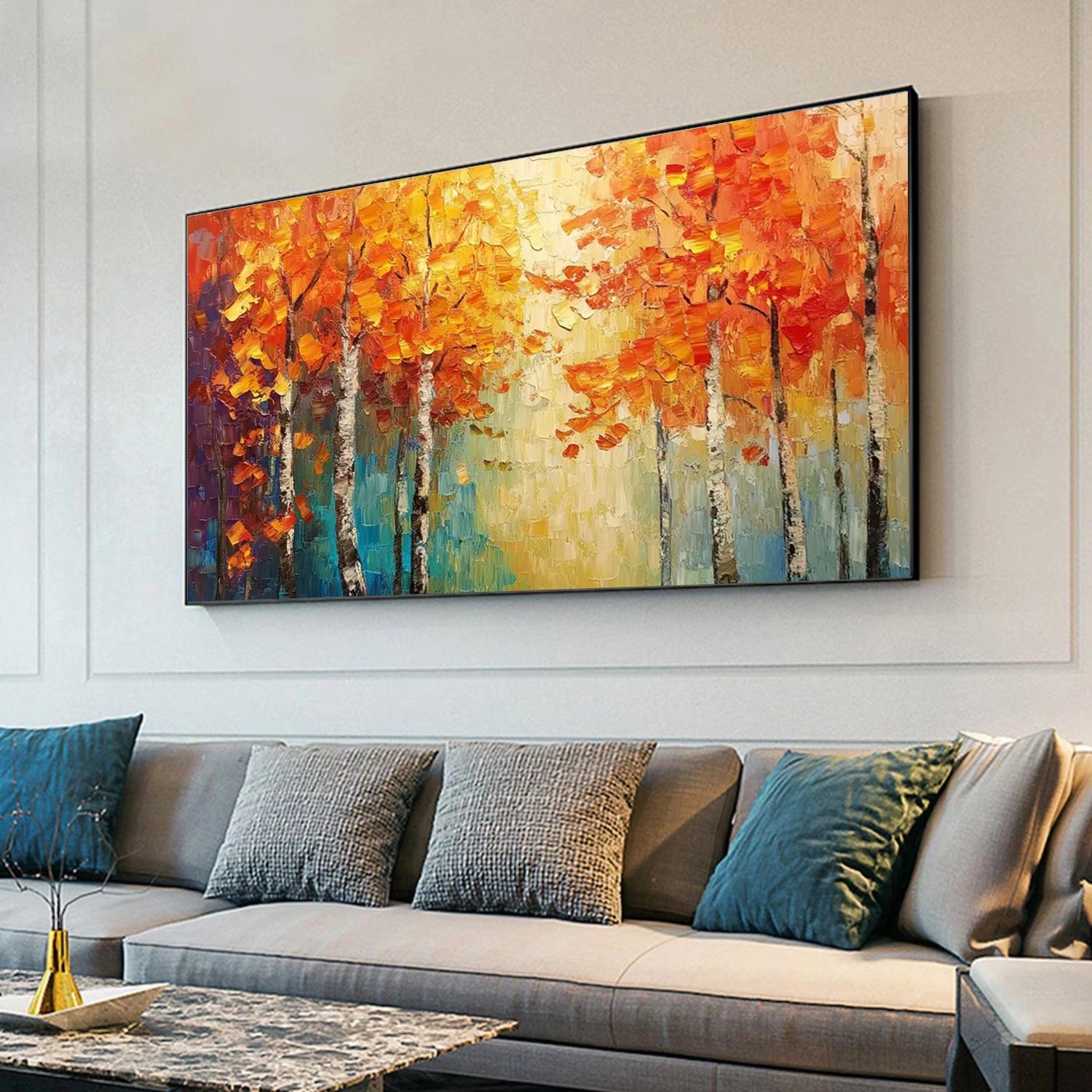 Flower & Tree Abstract Wall Art #ML188