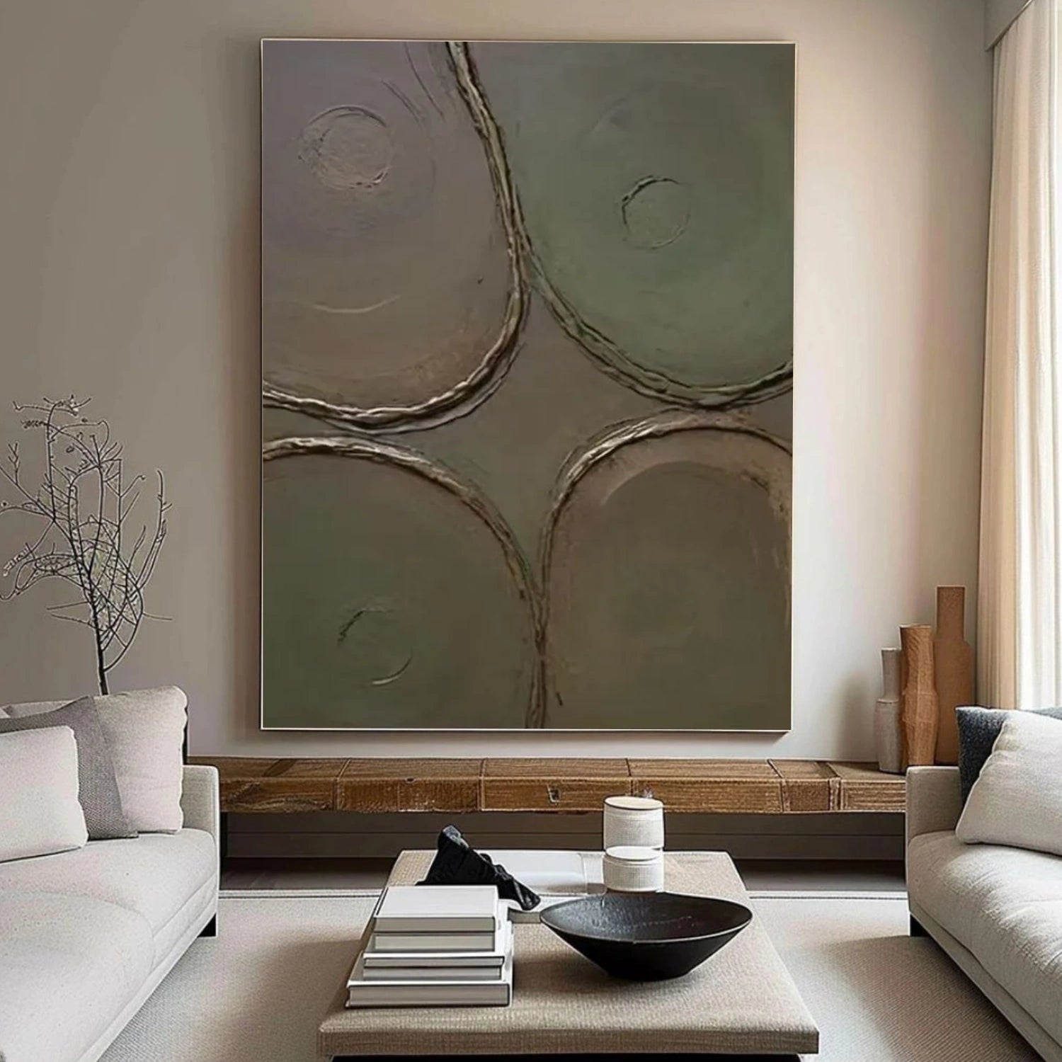 Minimalist Textured Canvas Art Set of 3 #MM309