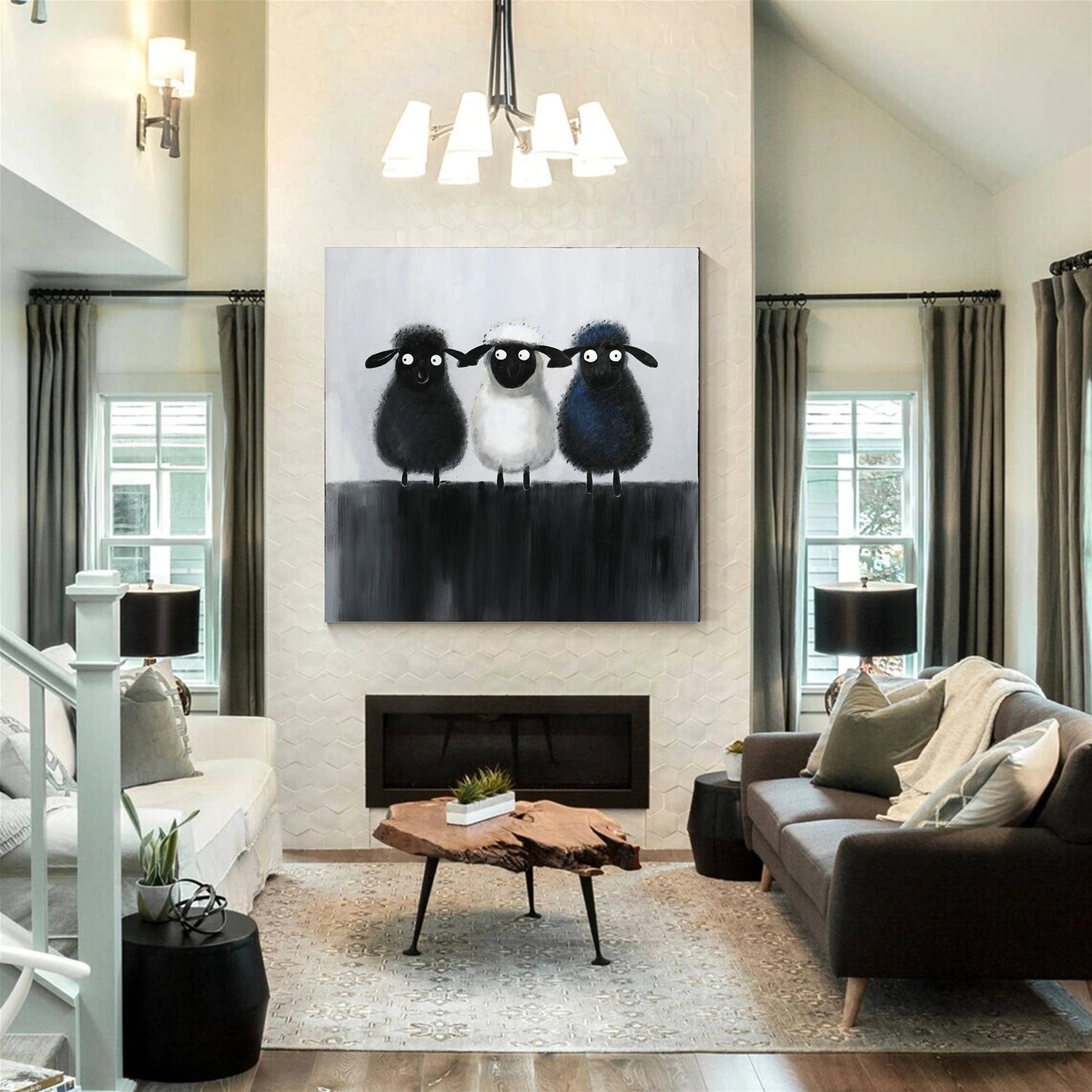 Abstract Animal Wall Art #AL167