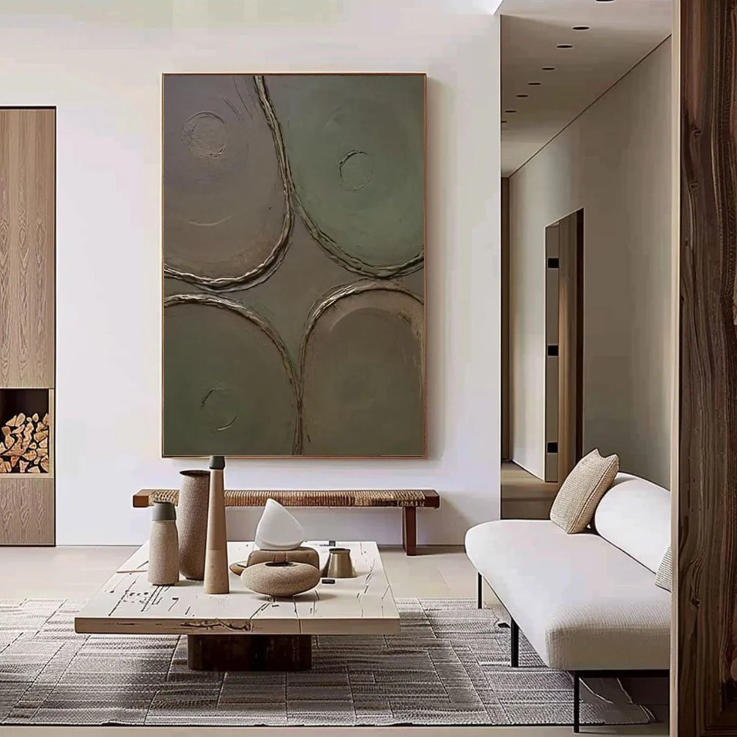 Minimalist Textured Canvas Art Set of 3 #MM309