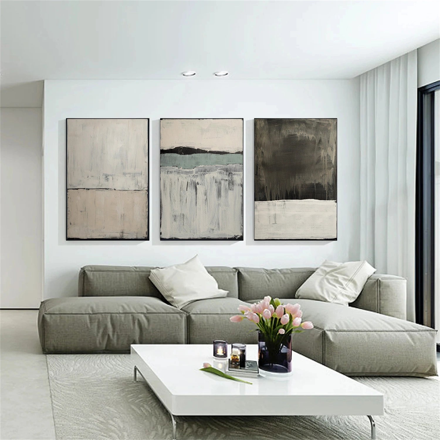 Wabi Sabi Canvas Art Set of 3 #WS684