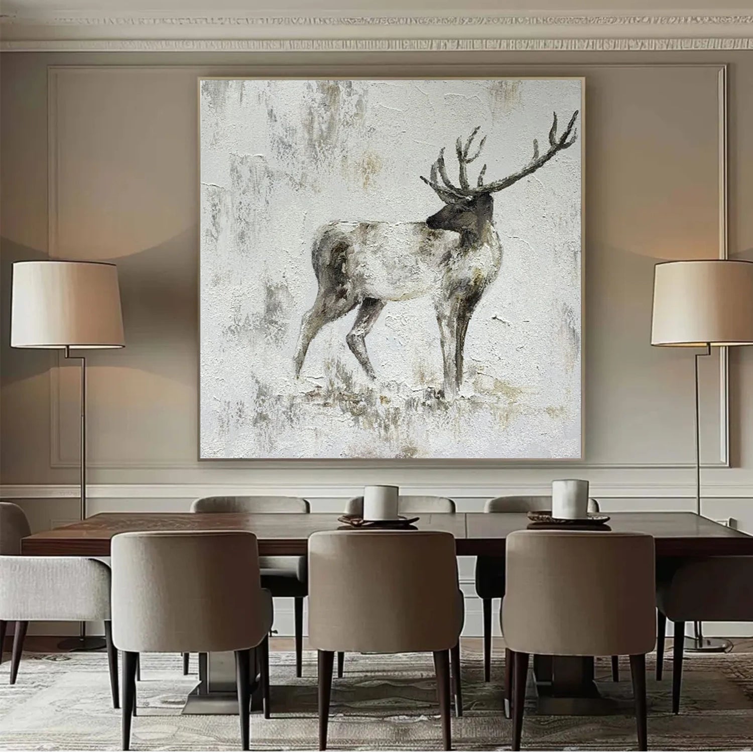 Abstract Animal Wall Art #AL137