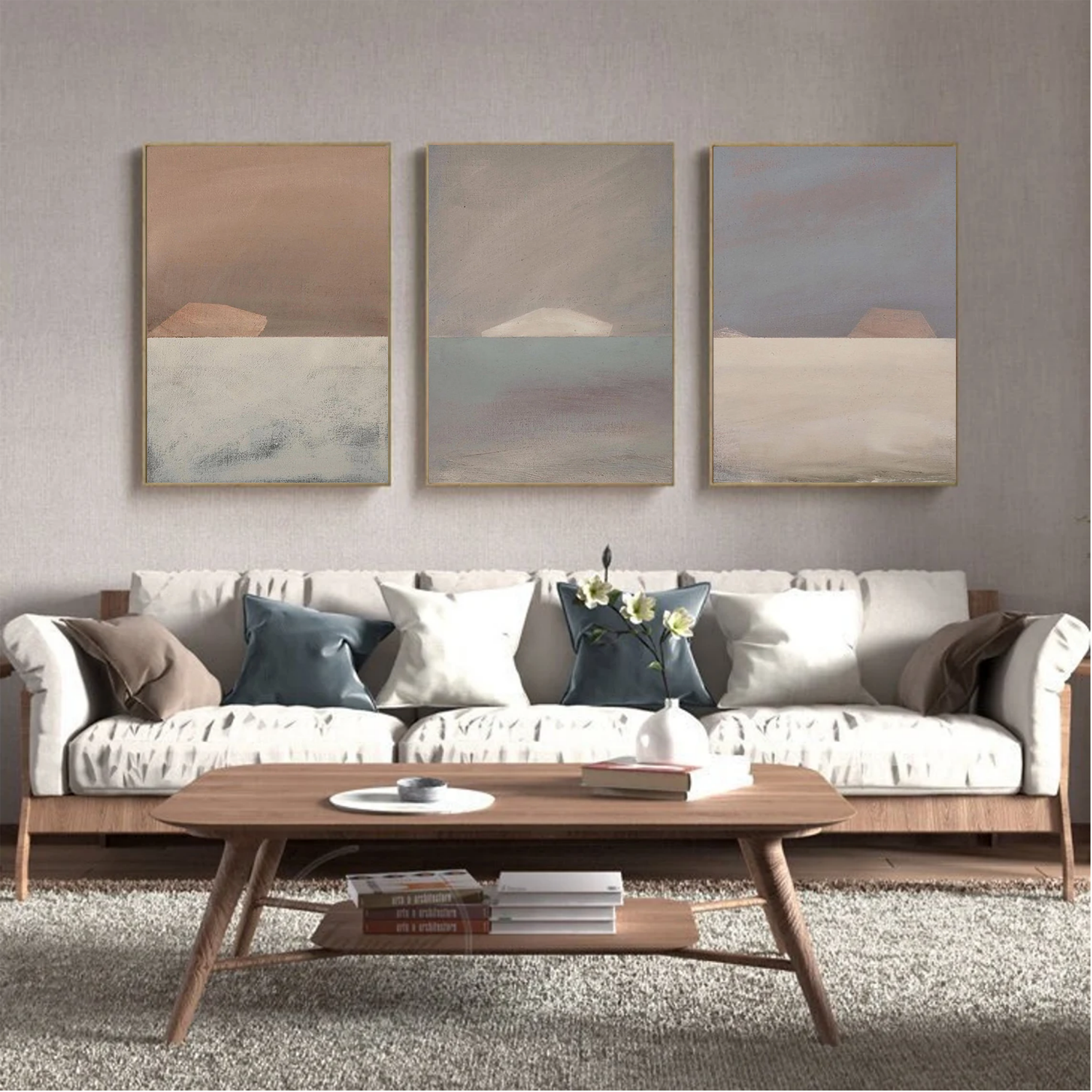 Abstract Canvas Art Set of 3 #WS680
