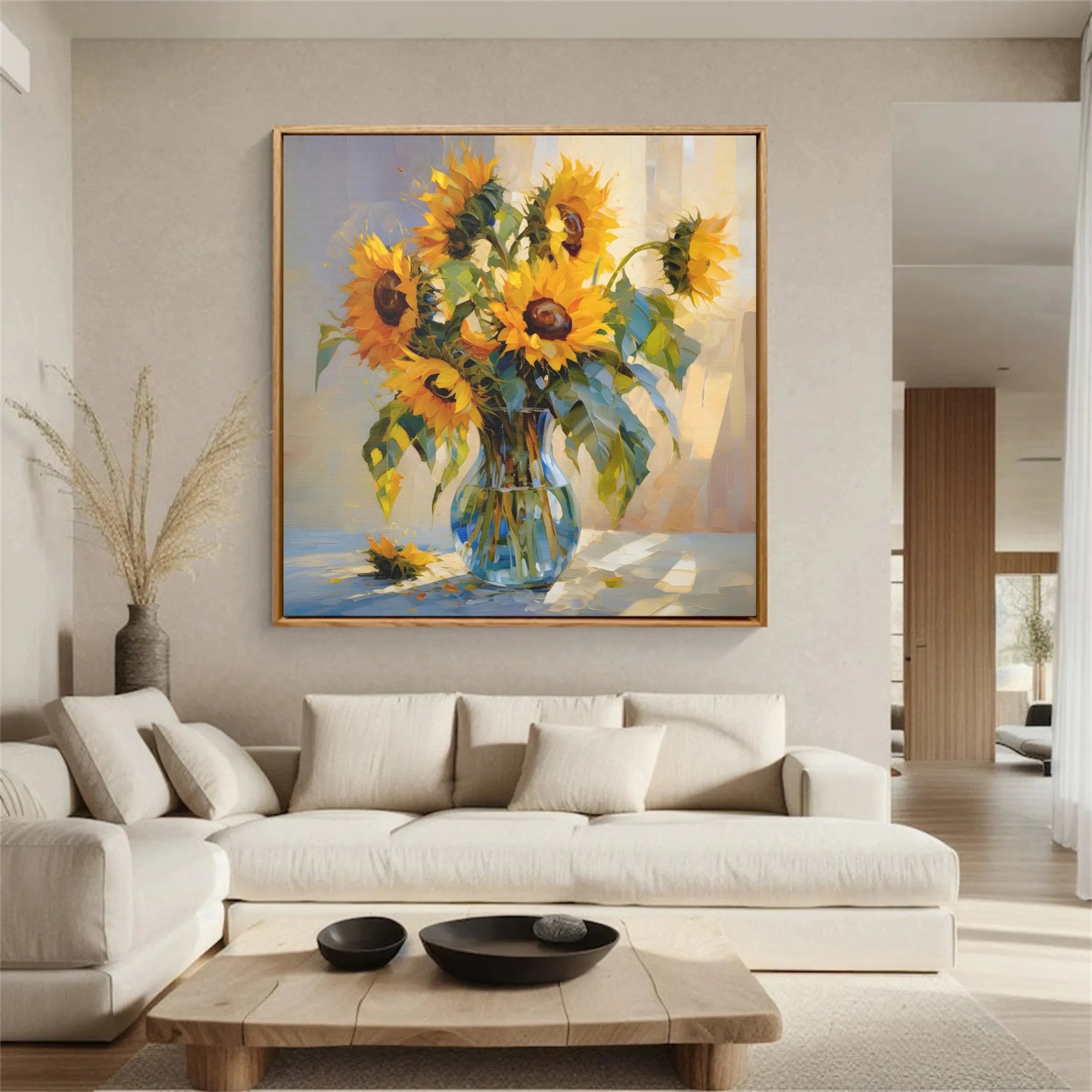 Colorful Flower & Tree Abstract Wall Art #ML036