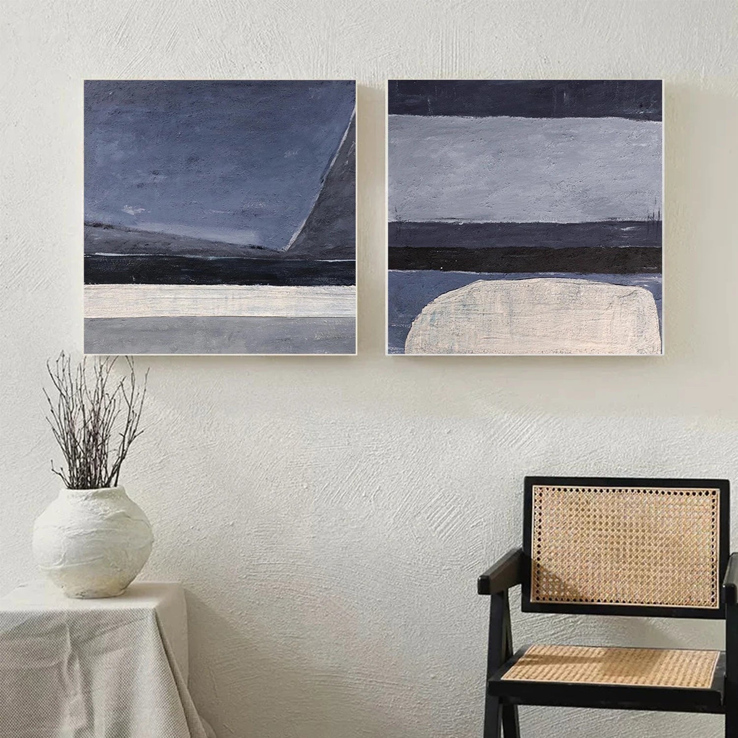 Abstract Canvas Art Set of 2 #WS634